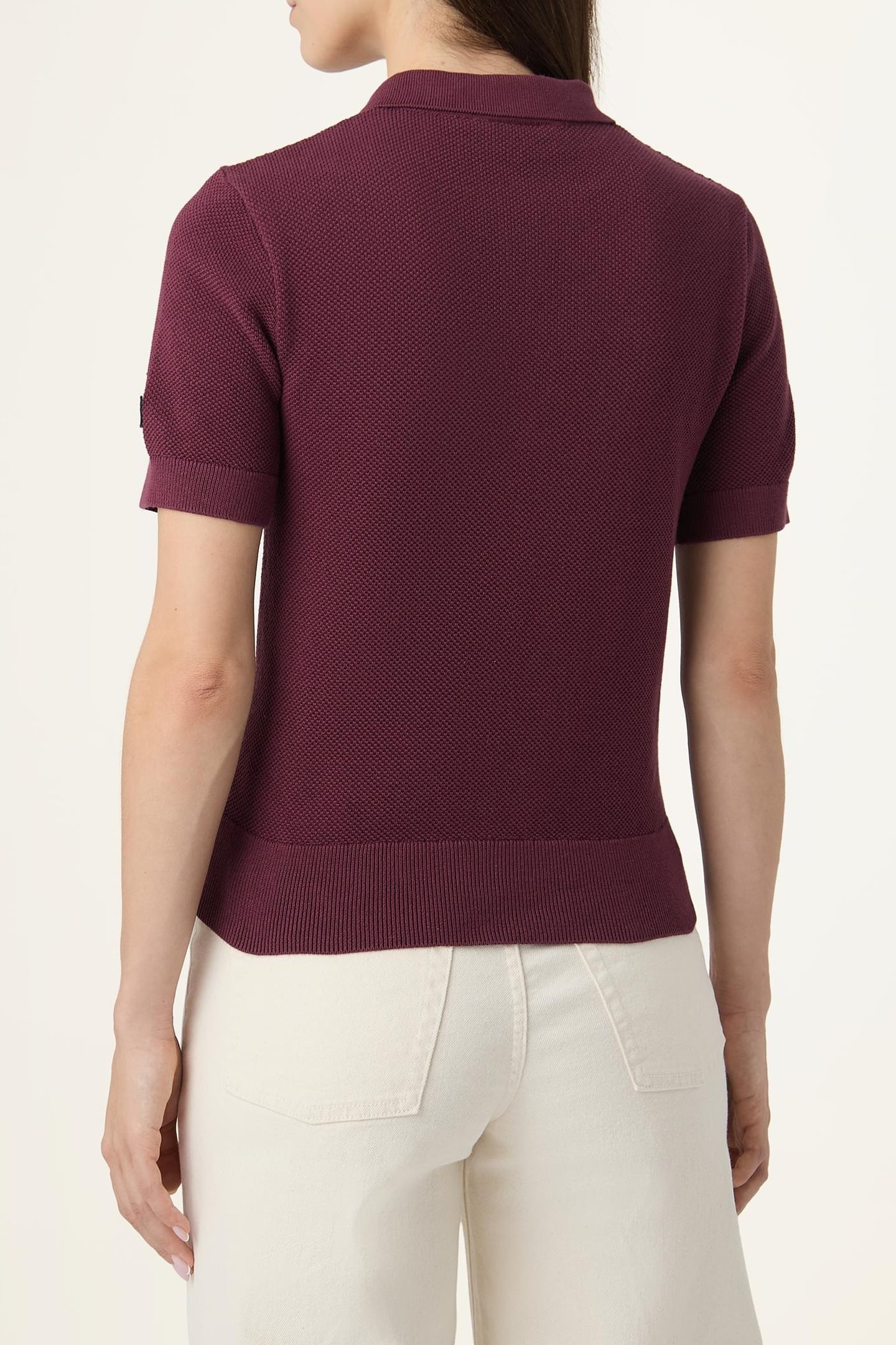 BB1 SLIM PIQUE KNIT POLO TEE FIG 3