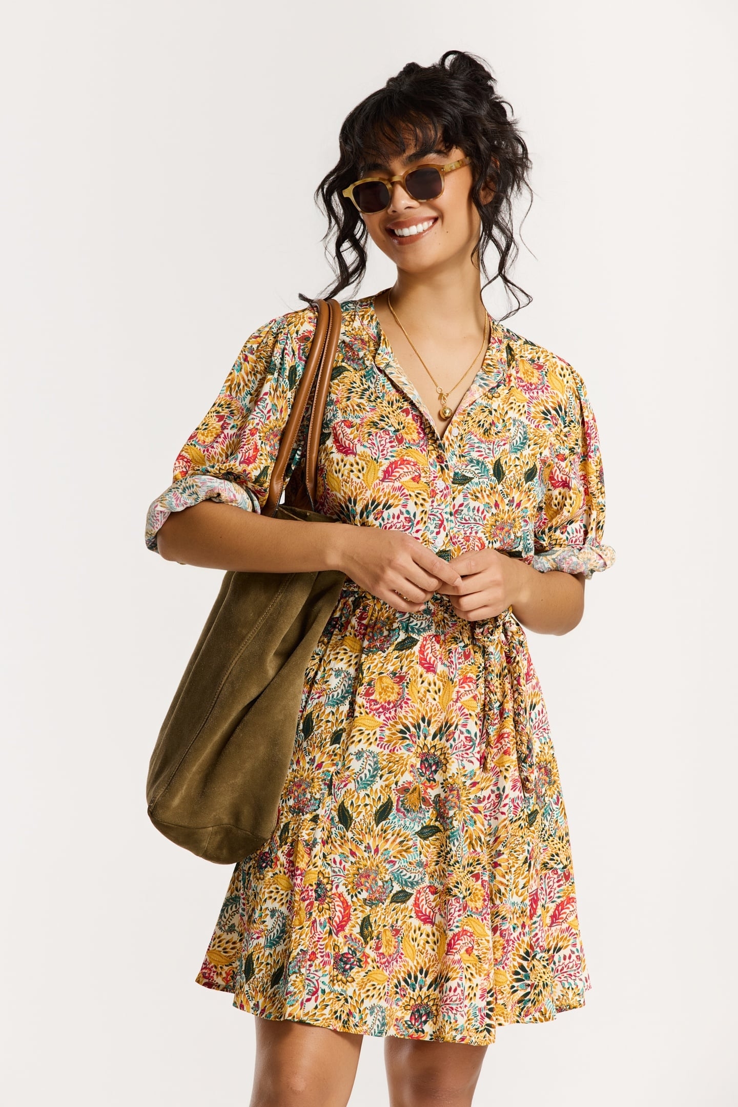 JOSETTE DRESS PAISLEY MULTICOLOUR PAISLEY 1