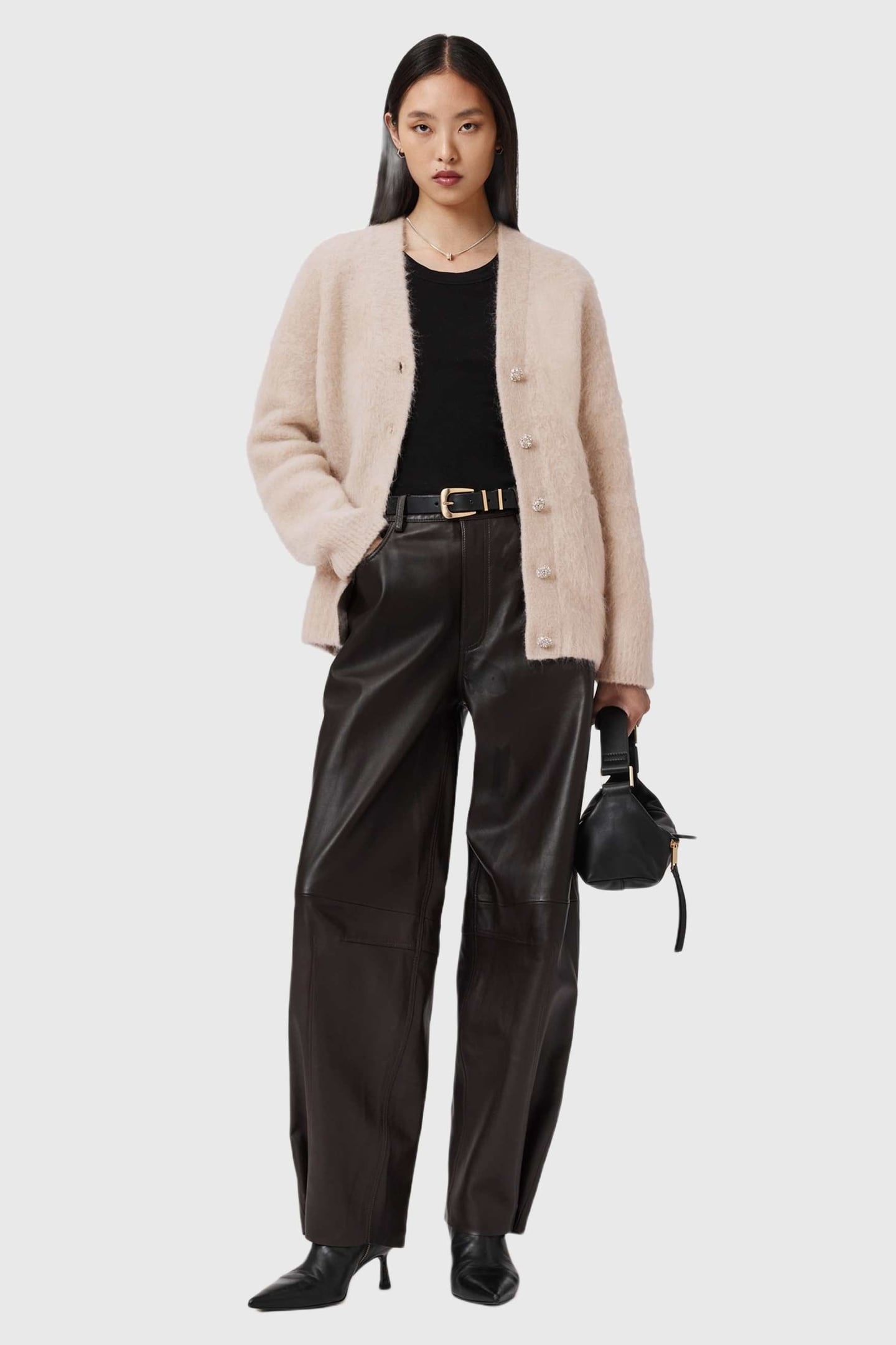 RUBI EMB CARDI PEARL WHITE 2