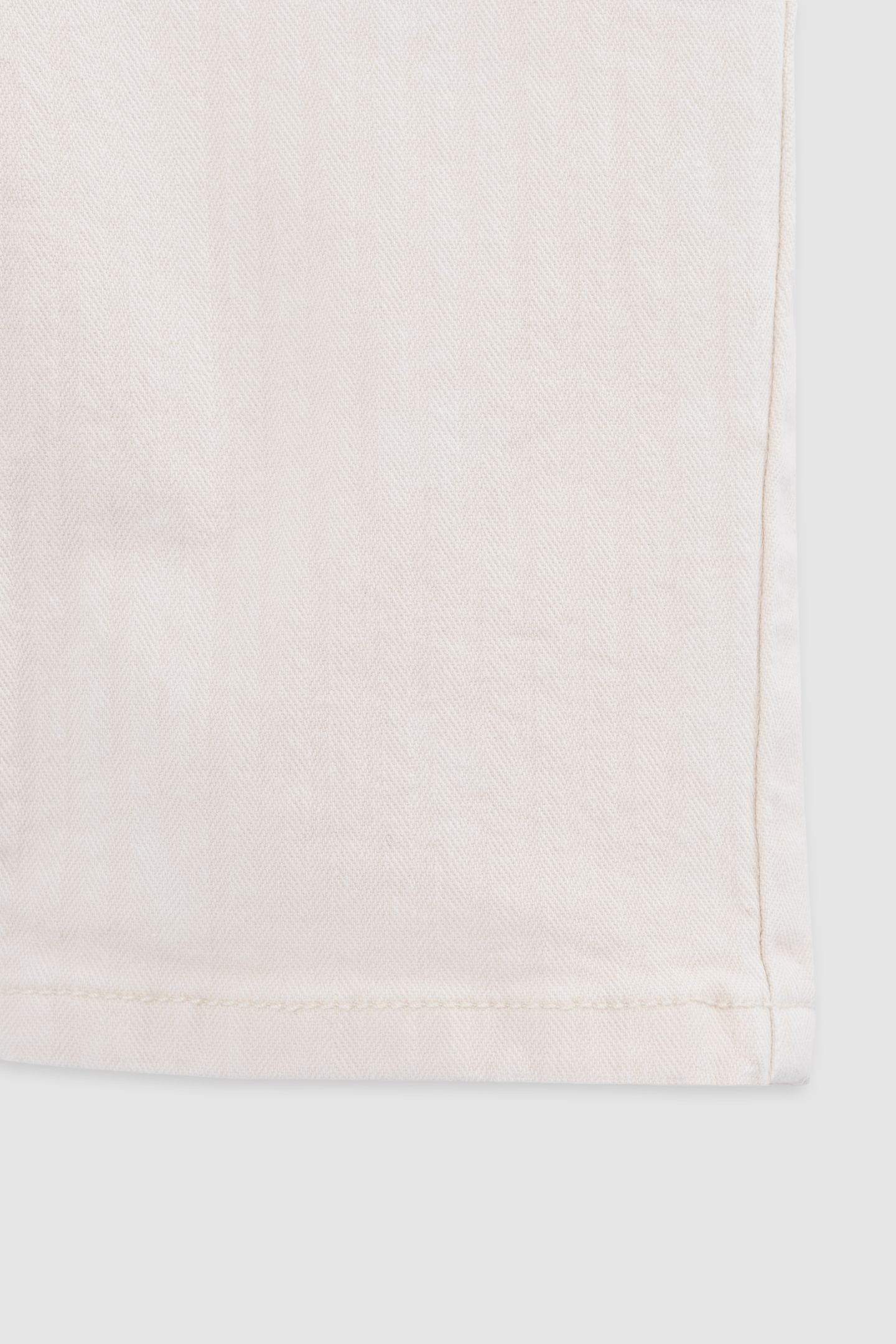 BEIGE REGULAR DENIM BERMUDA SHORTS 4