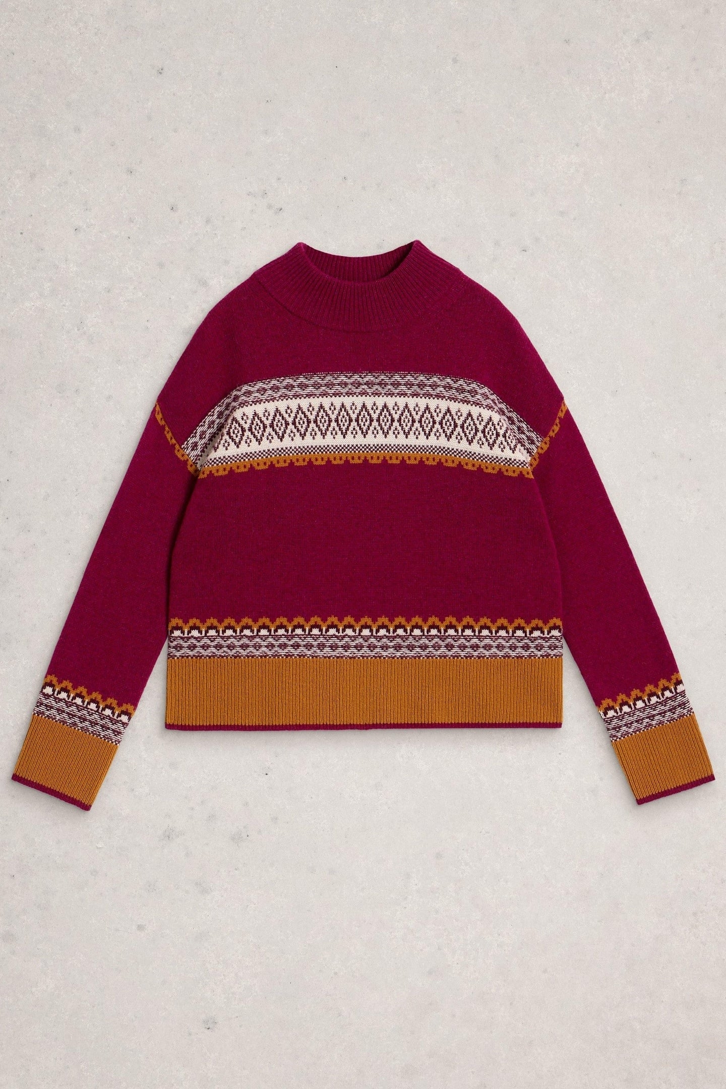 MILLIE FAIRISLE JUMPER PINK MULTI 4