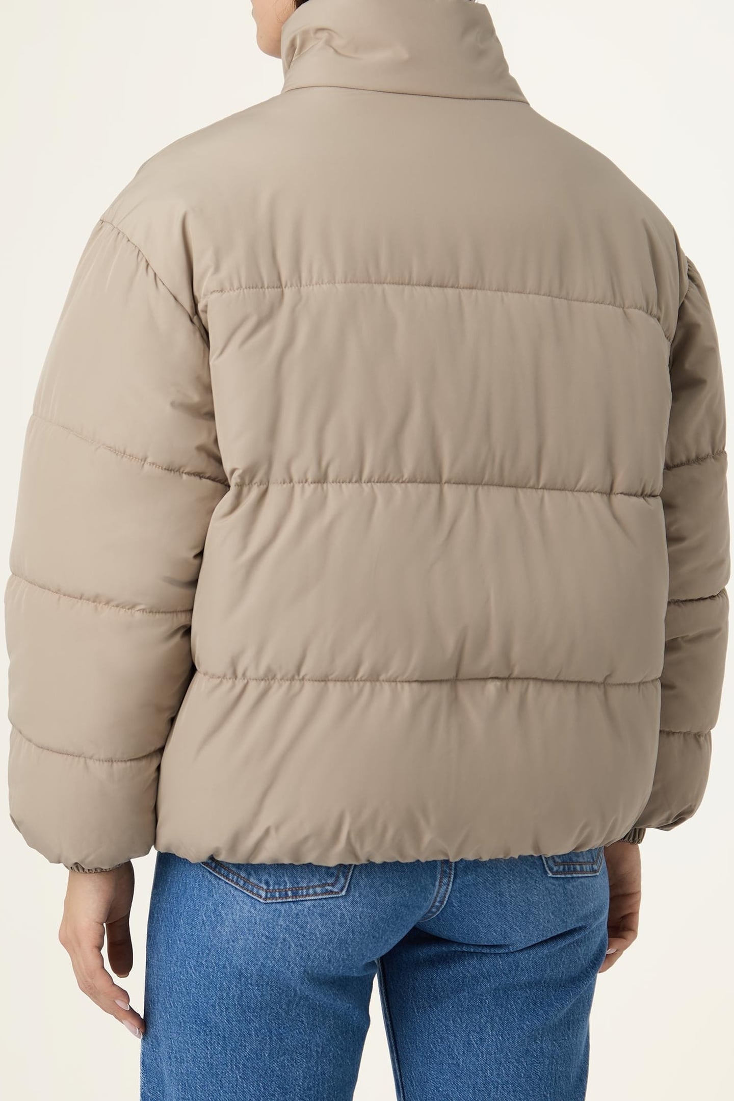 CIMONE RELAXED PUFFER JACKET WEATHERED TEAK 3