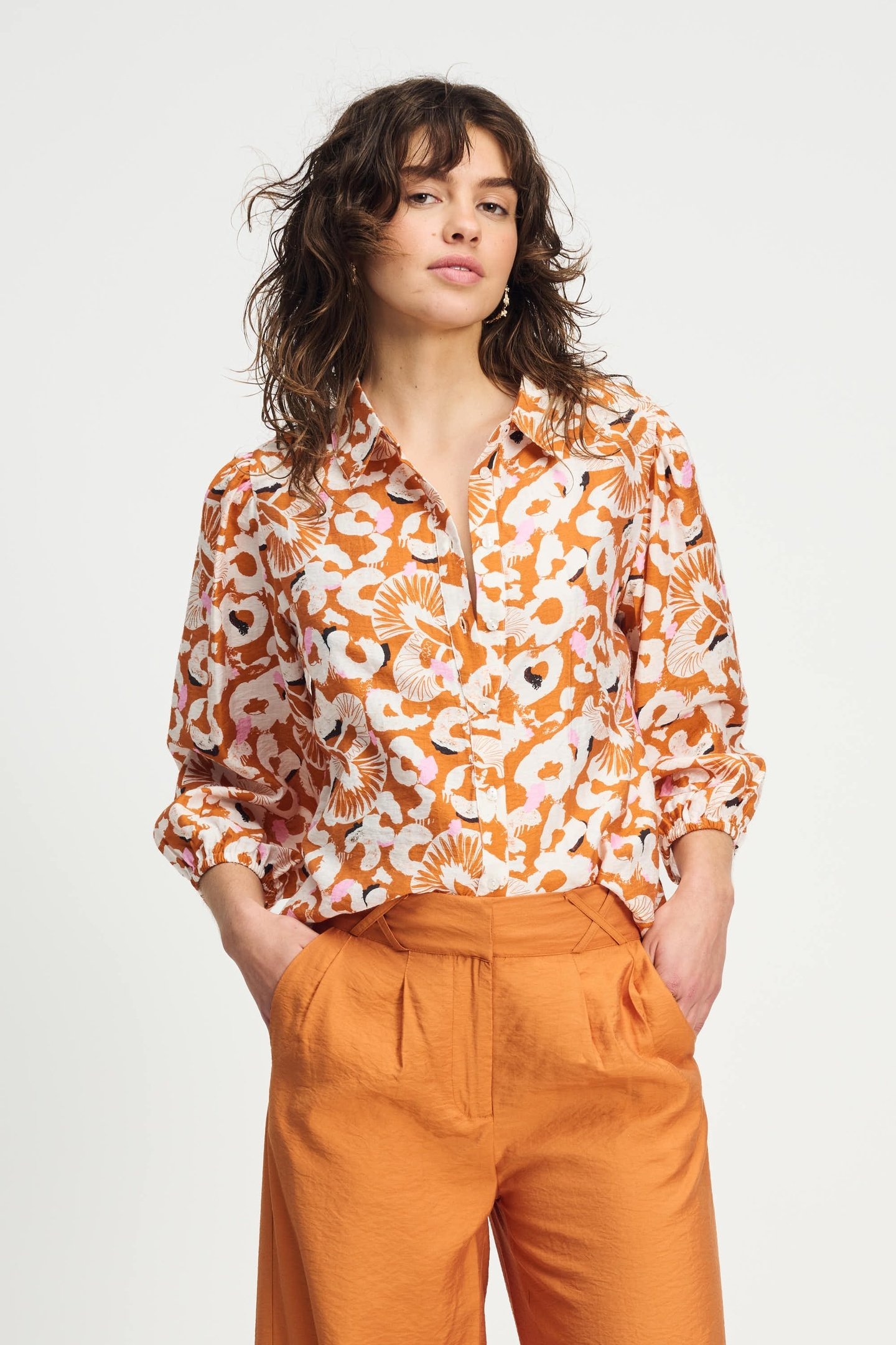 BLOUSE - ADVENTURE ORANGE 1