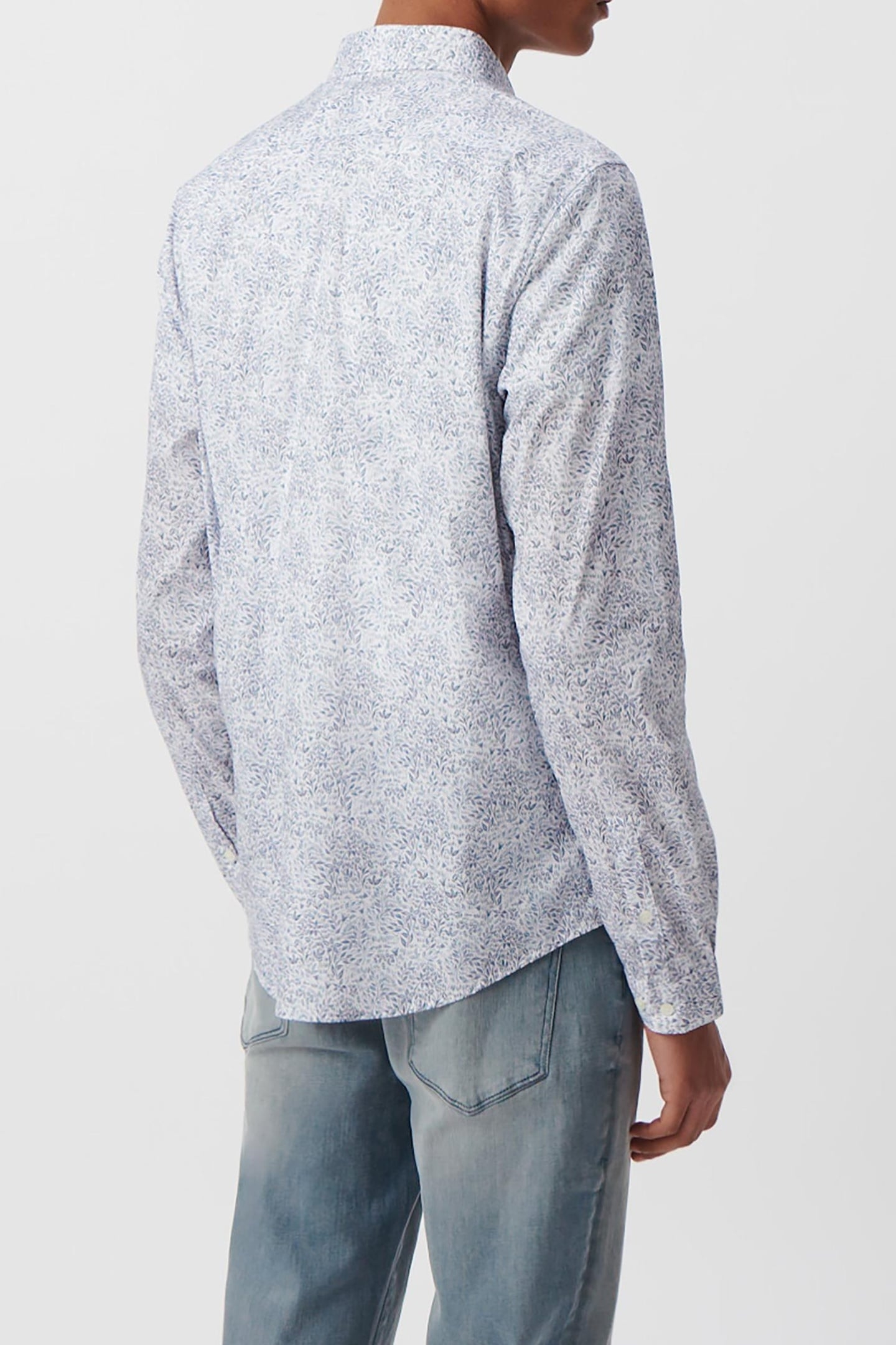 STORM FLORAL LIBERTY FABRIC SLIM SHIRT 3