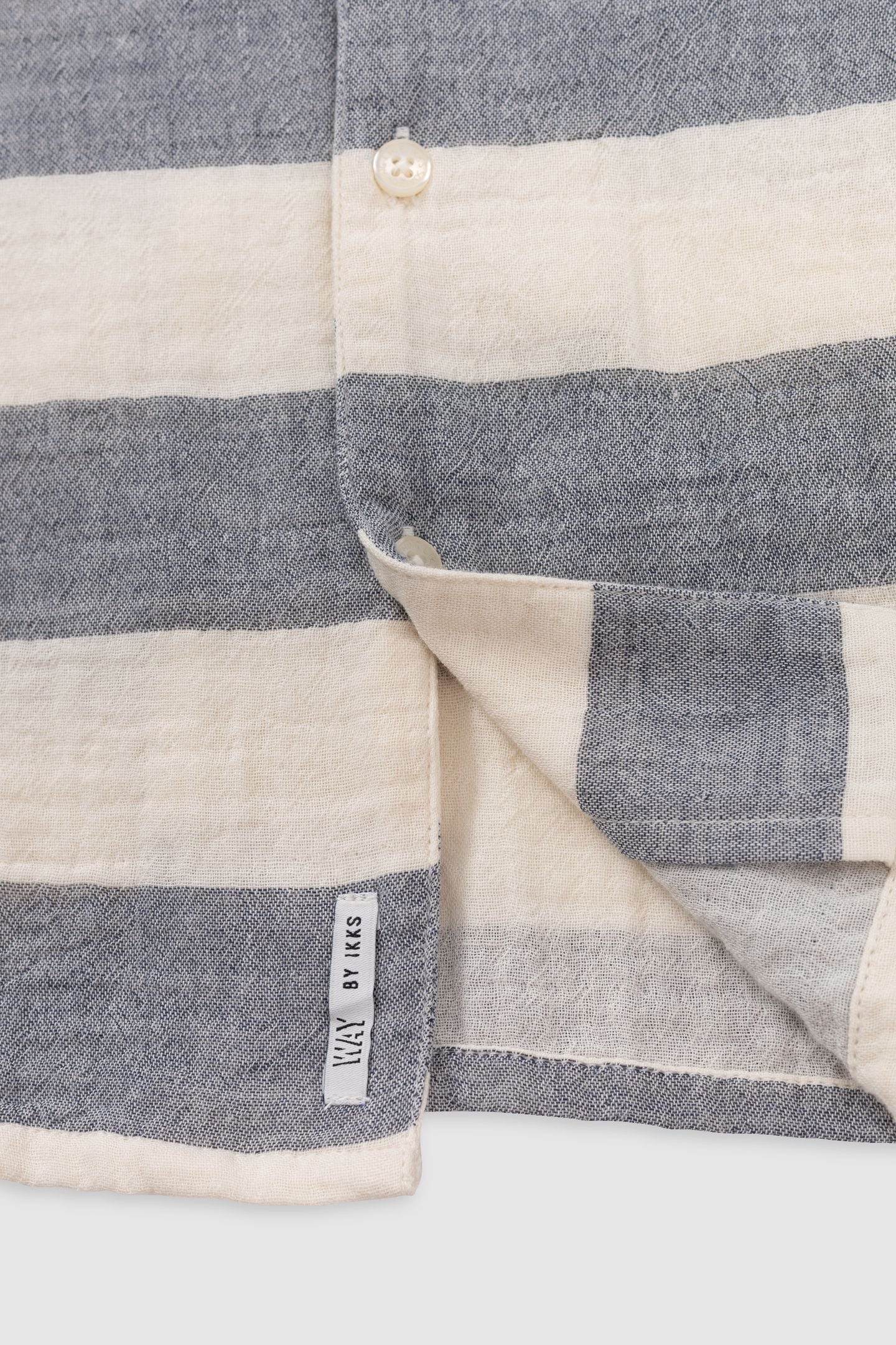 NAVY SHIRT WITH WIDE STRIPES 6