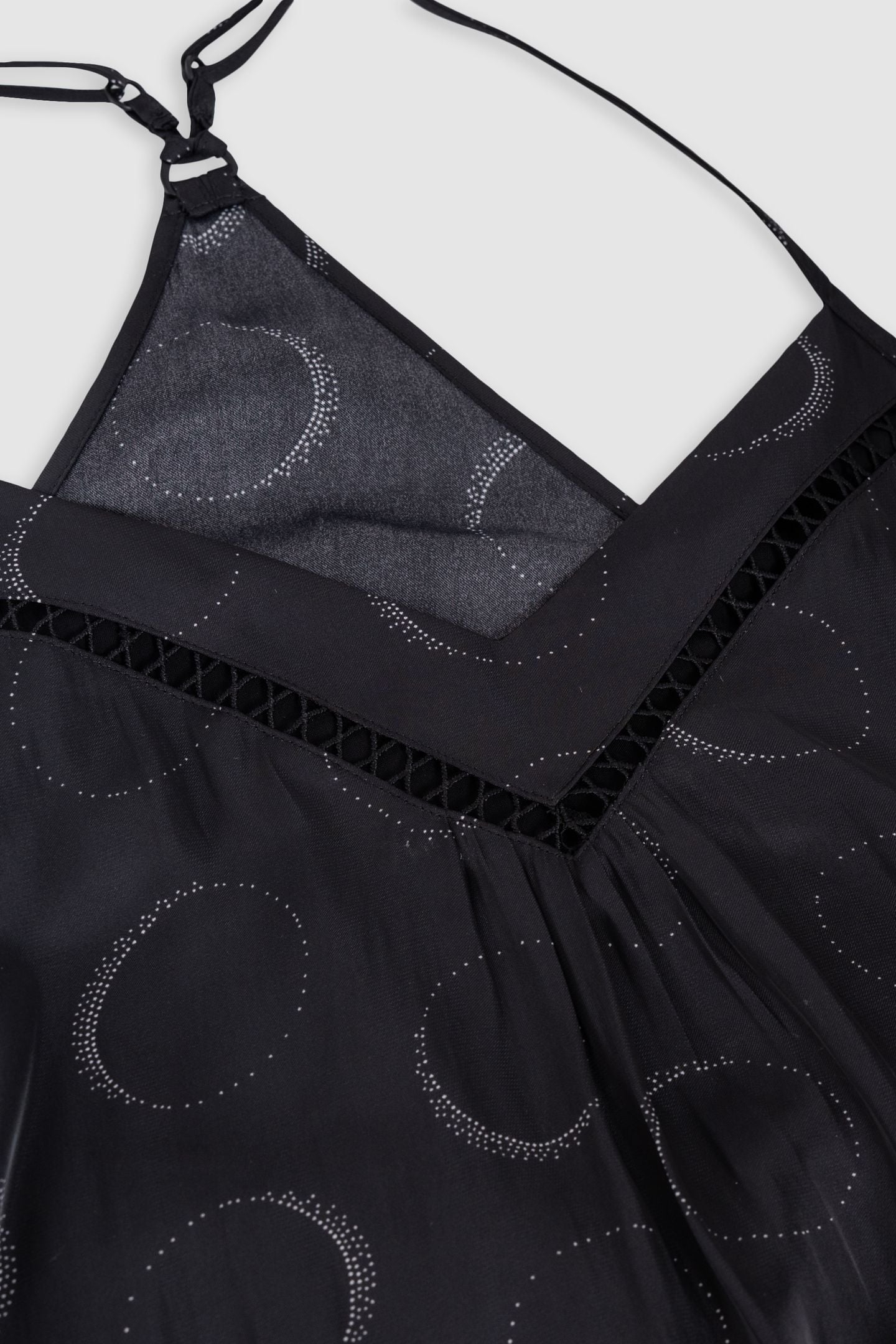 BLACK ECLIPSE PRINT MAXI DRESS 4