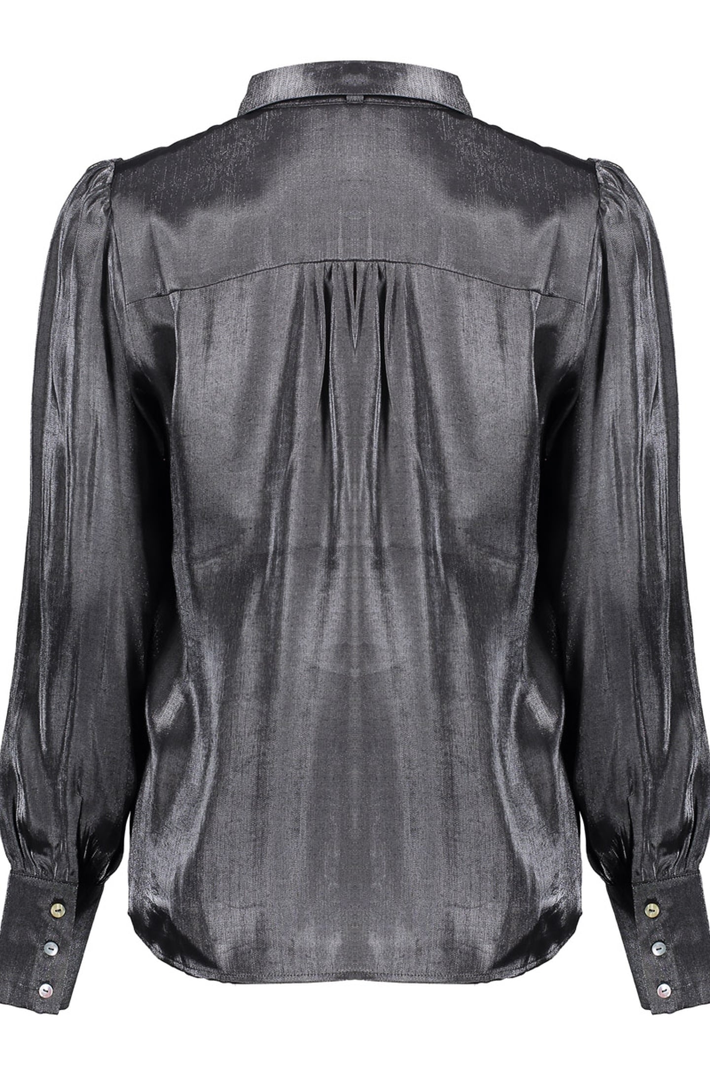 BLOUSE DETACHABLE STRAP DARK SILVER 2