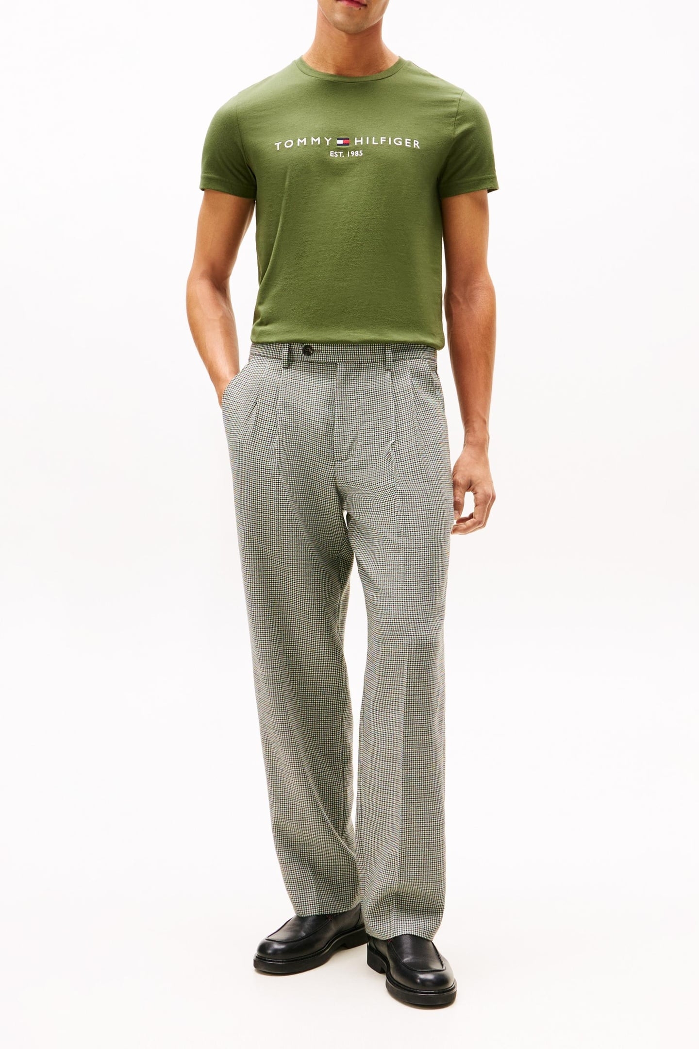 TOMMY LOGO TEE MOUNTAIN PINE 1