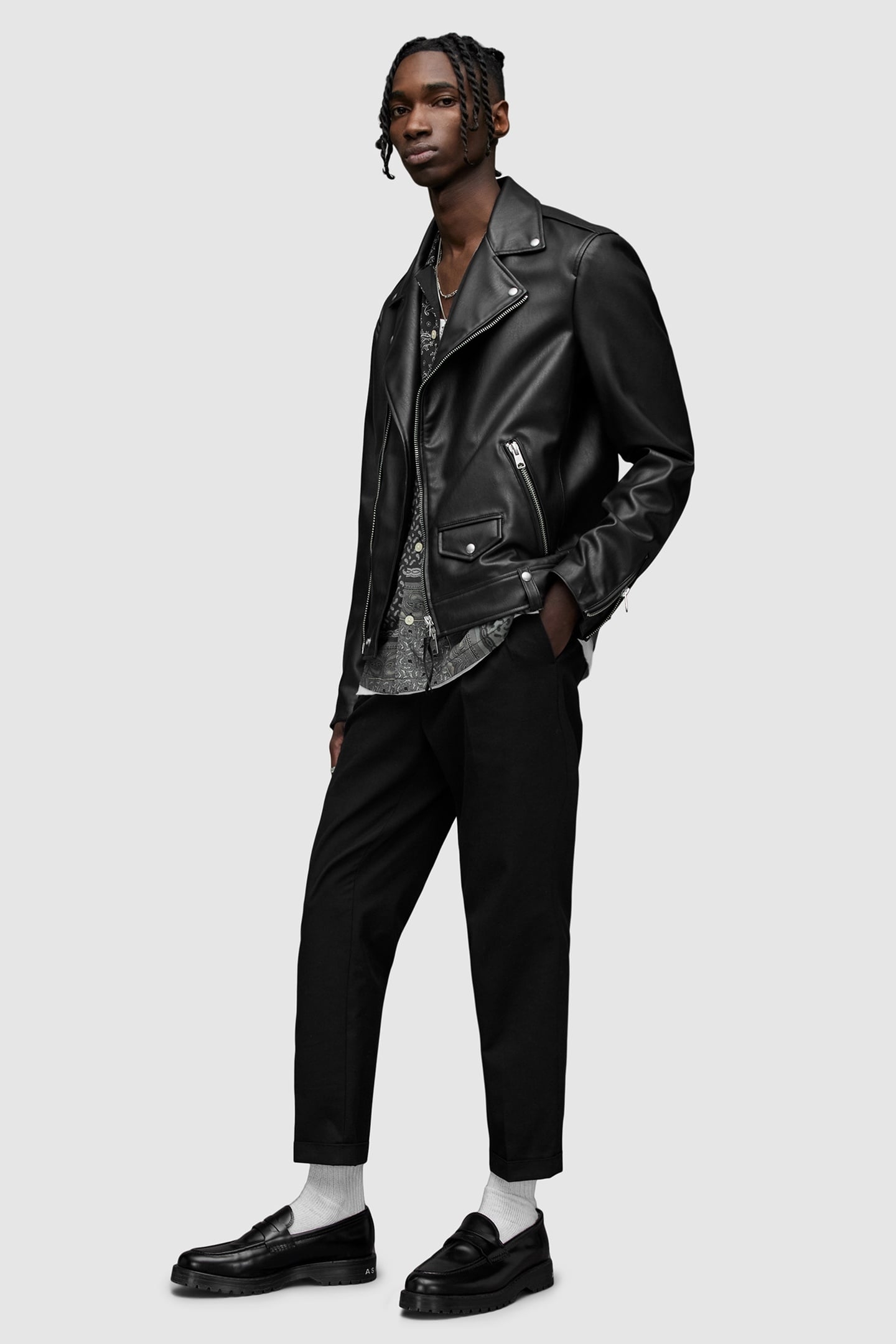 MILO FAUX LEATHER BI BLACK 3