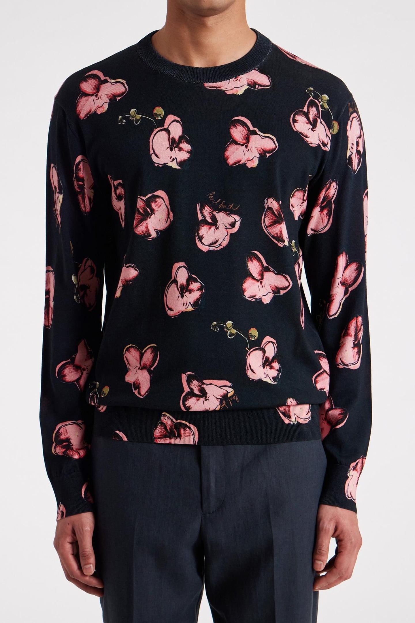 SWEATER CREW NECK ANTHRACITE 1