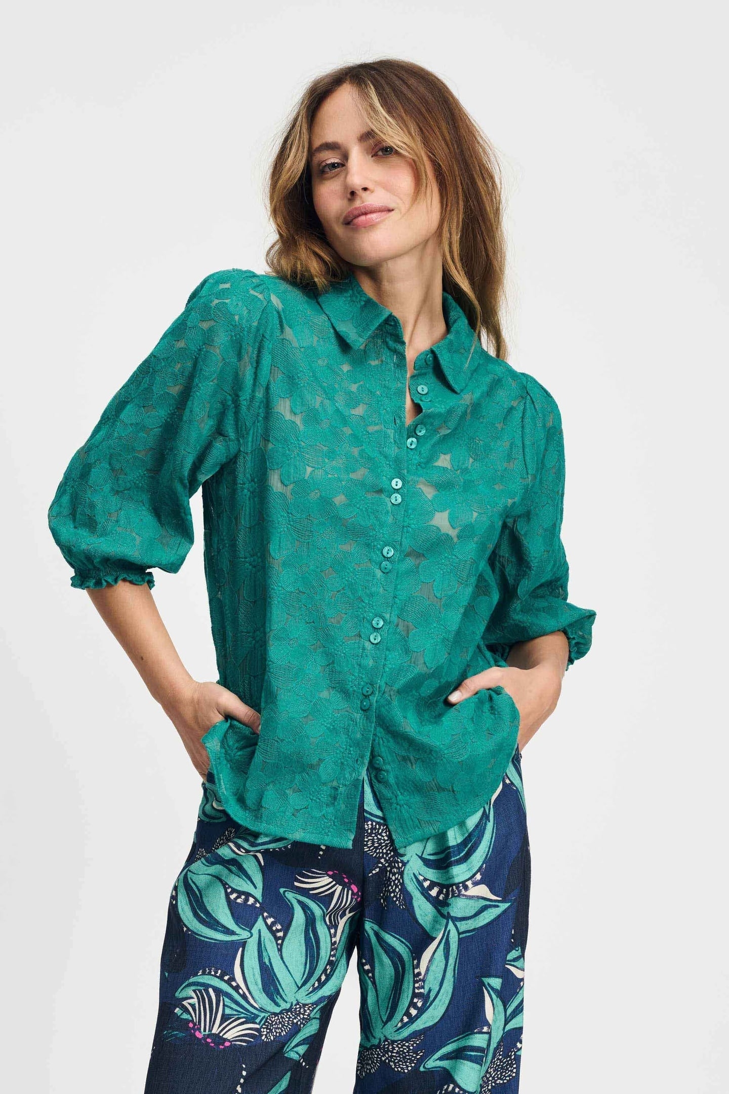 BLOUSE - FRESH GREEN 1
