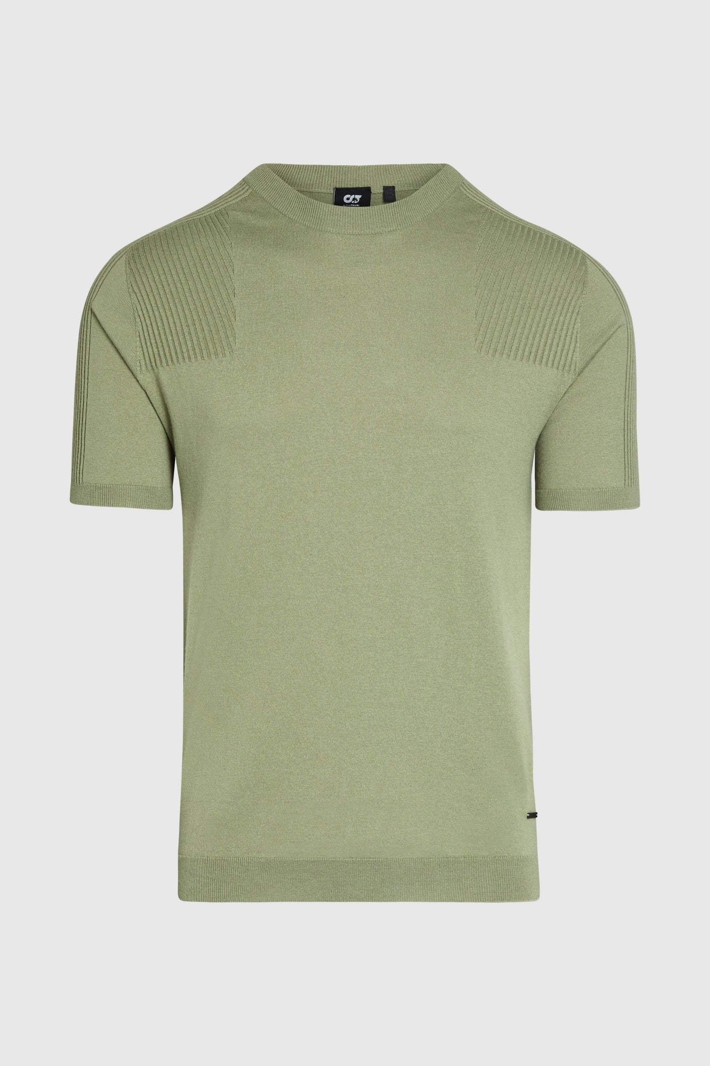 FOTOR V2.Y9.01 FLAT-KNIT-SHIRT DRY GREEN 3