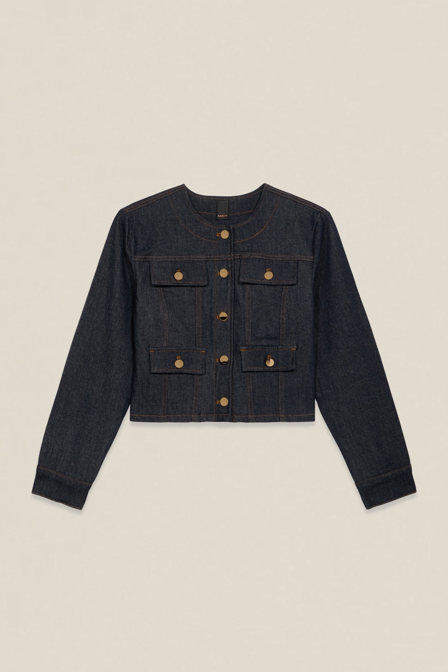 SHORT DENIM JACKET BLUE 3