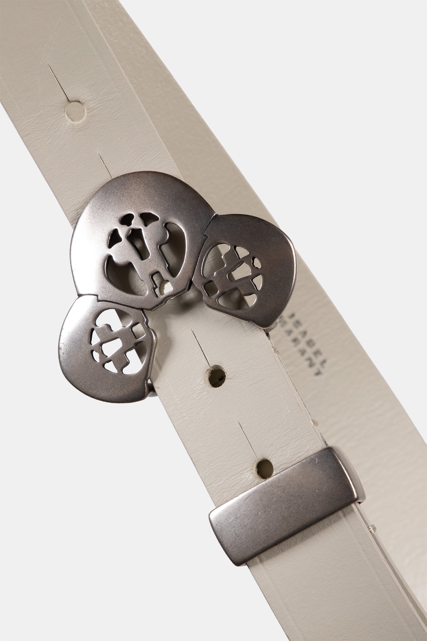 LOUAMA BELT CHALK SILVER 3