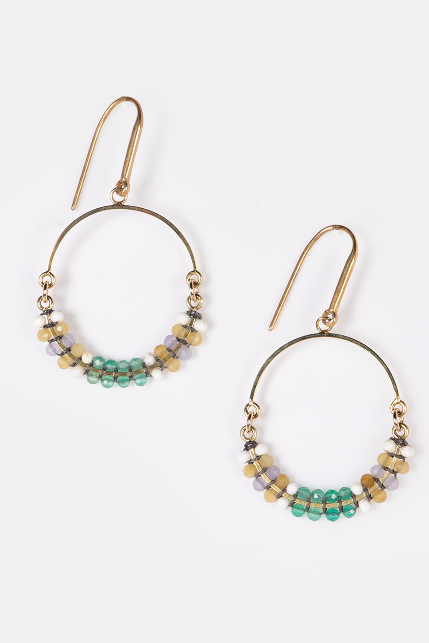 EARRINGS BIJOUX GREEN 1