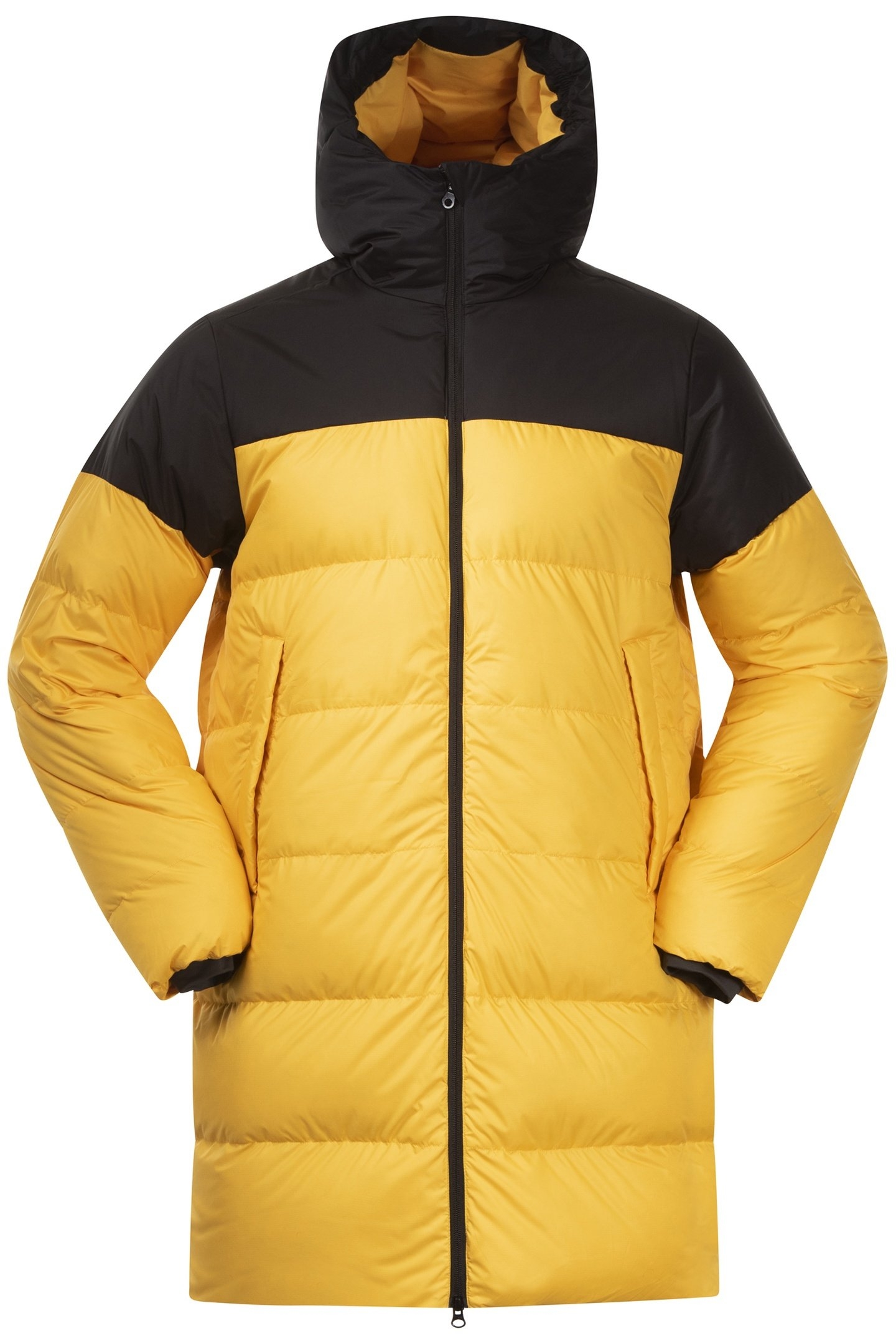 UNISEX OSLO URBAN DOWN PARKA LIGHT GOLDEN YELLOW/BLACK 1