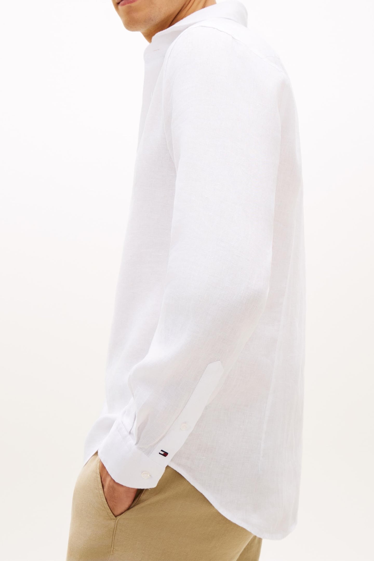DC LINEN SHIRT OPTIC WHITE 4