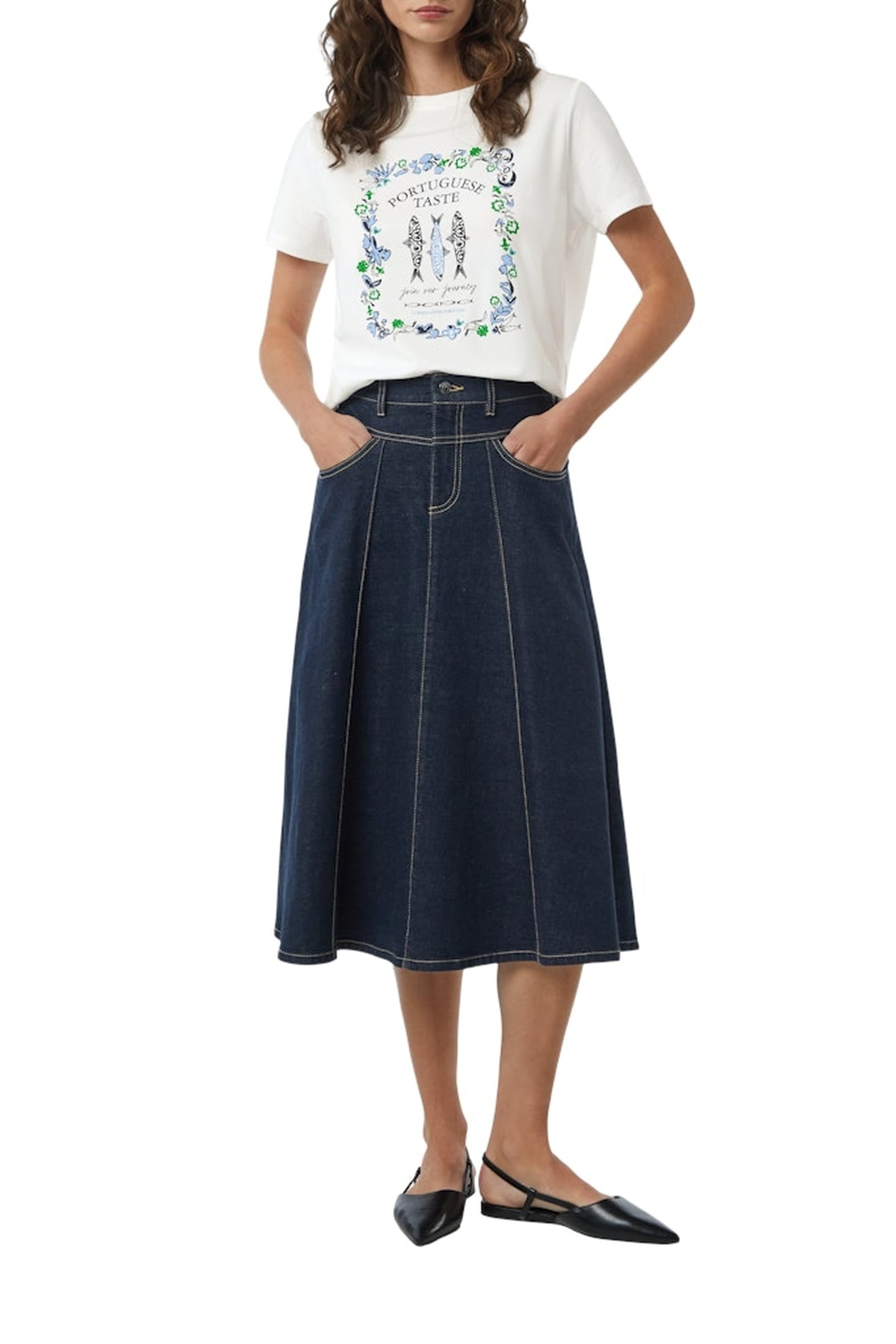 COMMA T-SHIRTS WHITE 1