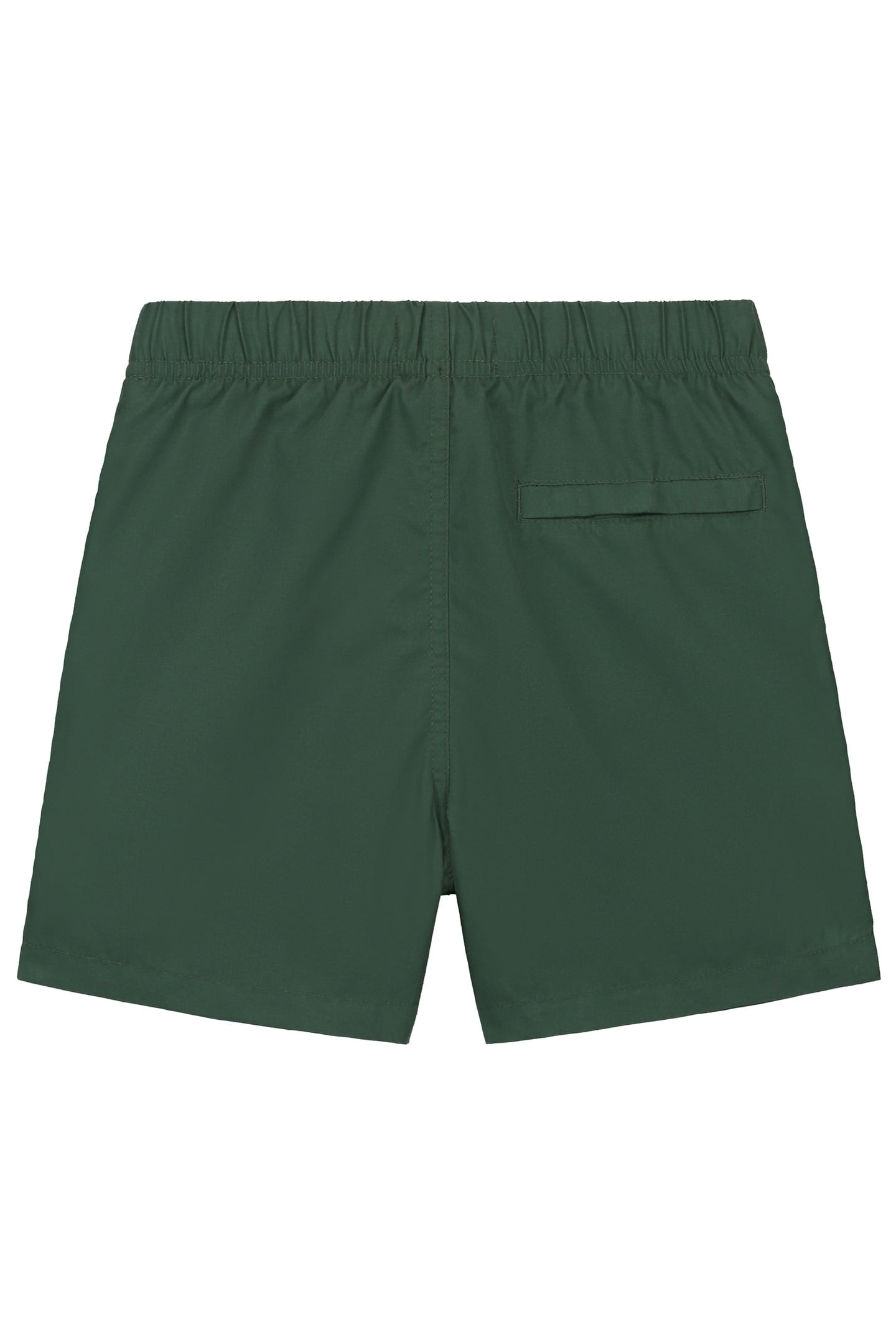 BOYS MILO SWIM SHORTS 4 INCH SOLID GREEN LEAF 3