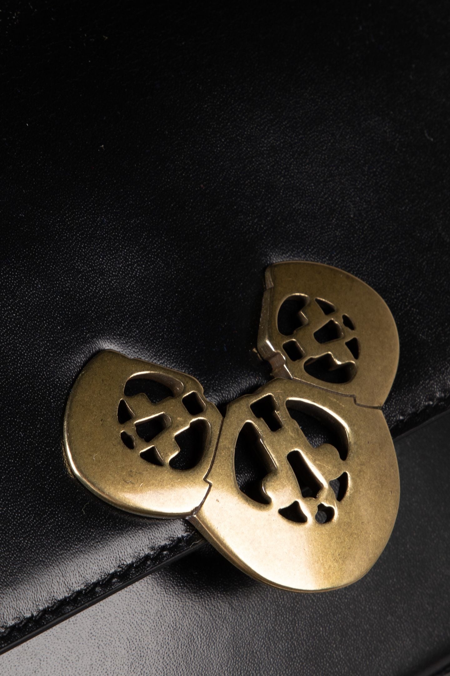 MINI ELDA BAG BLACK GOLD 5