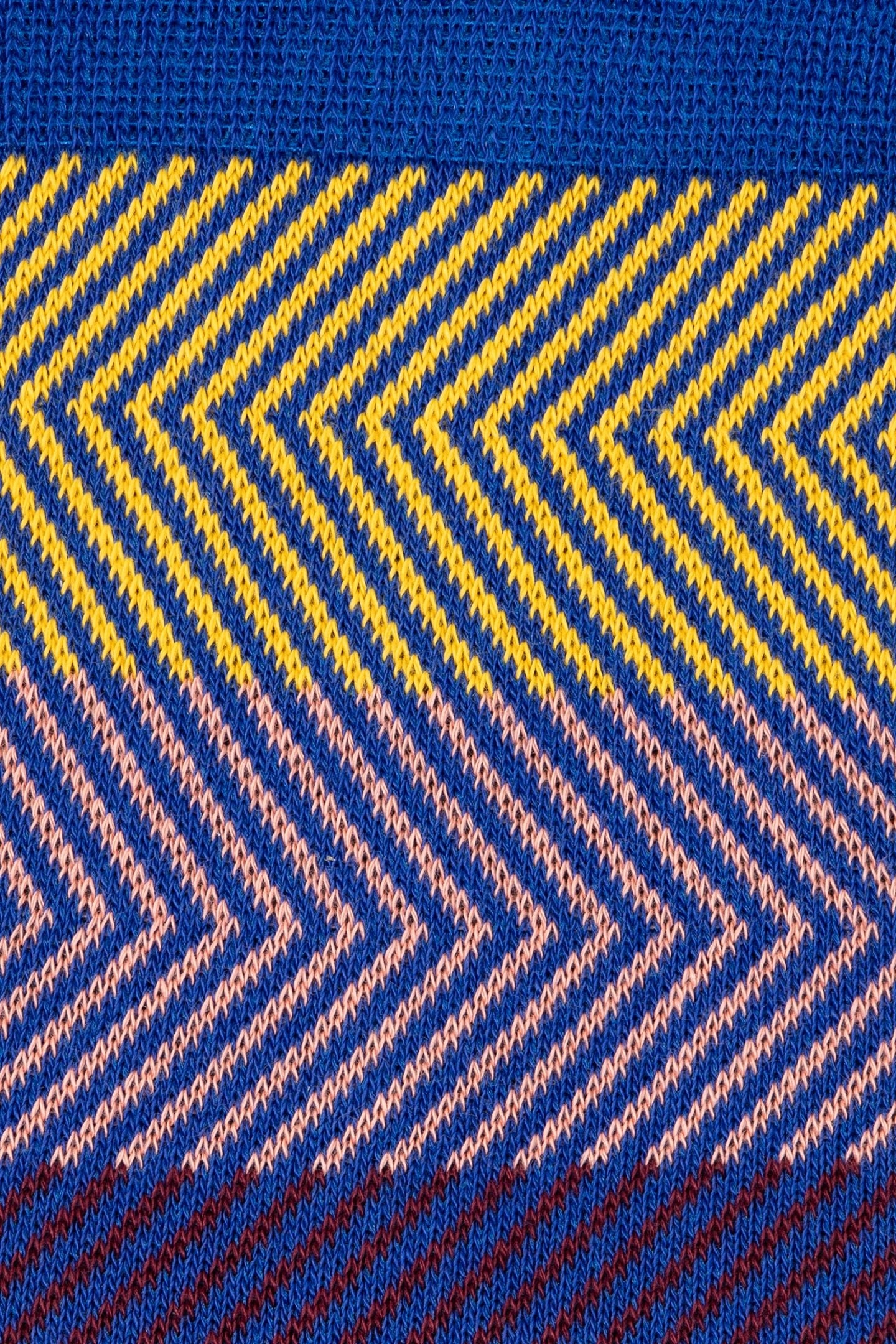 SOCK HERMAN ZIGZAG COBALT BLUE 6