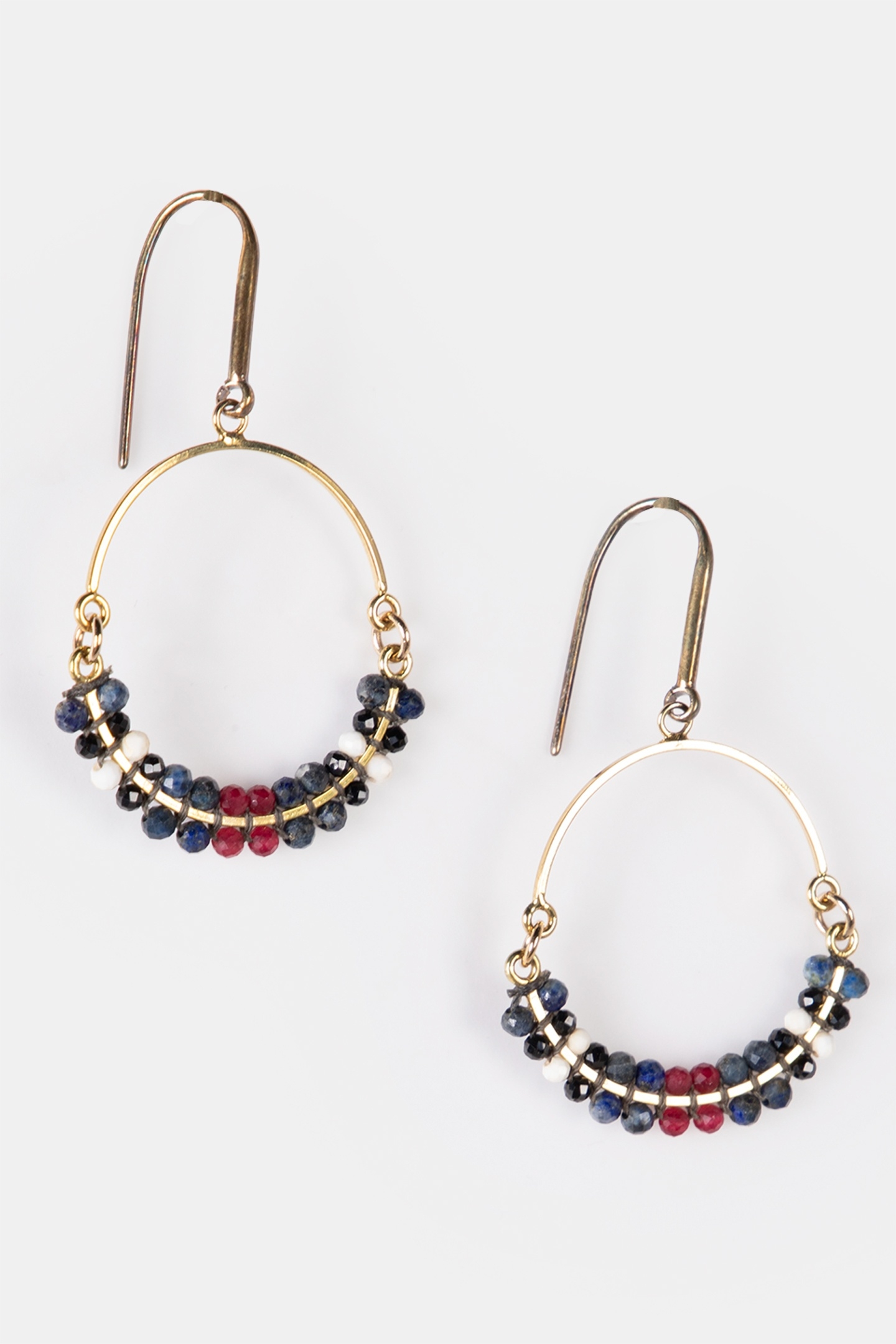 EARRINGS BIJOUX NAVY 2