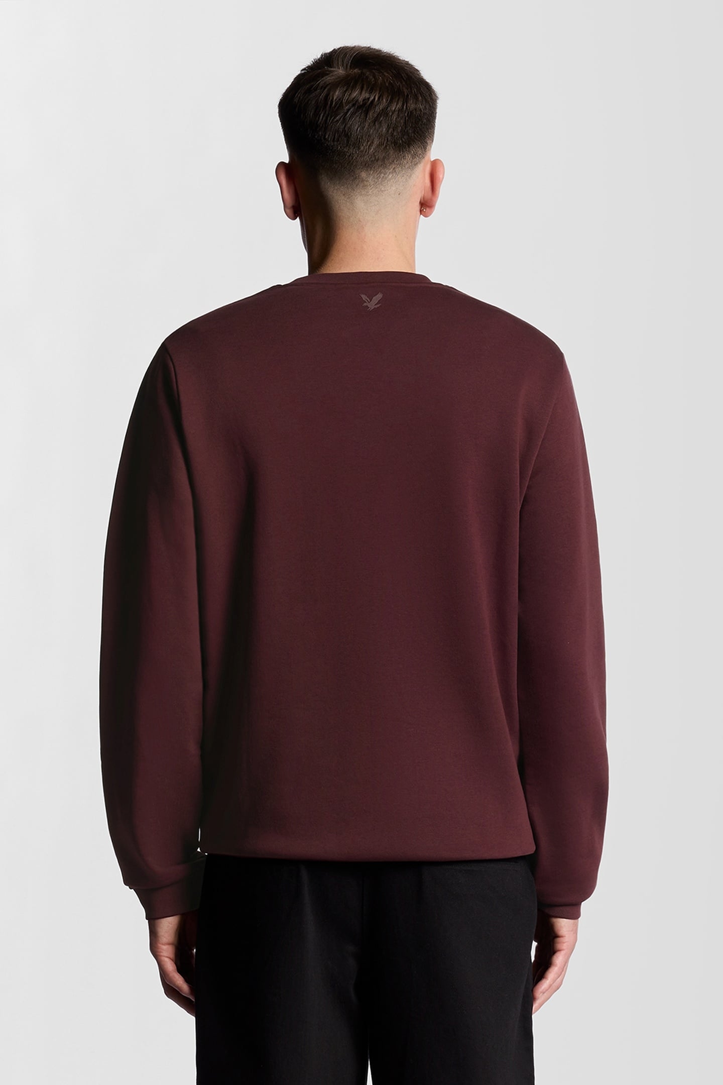LOGO BRUSHBACK CREW NECK JUMPER PORT 3