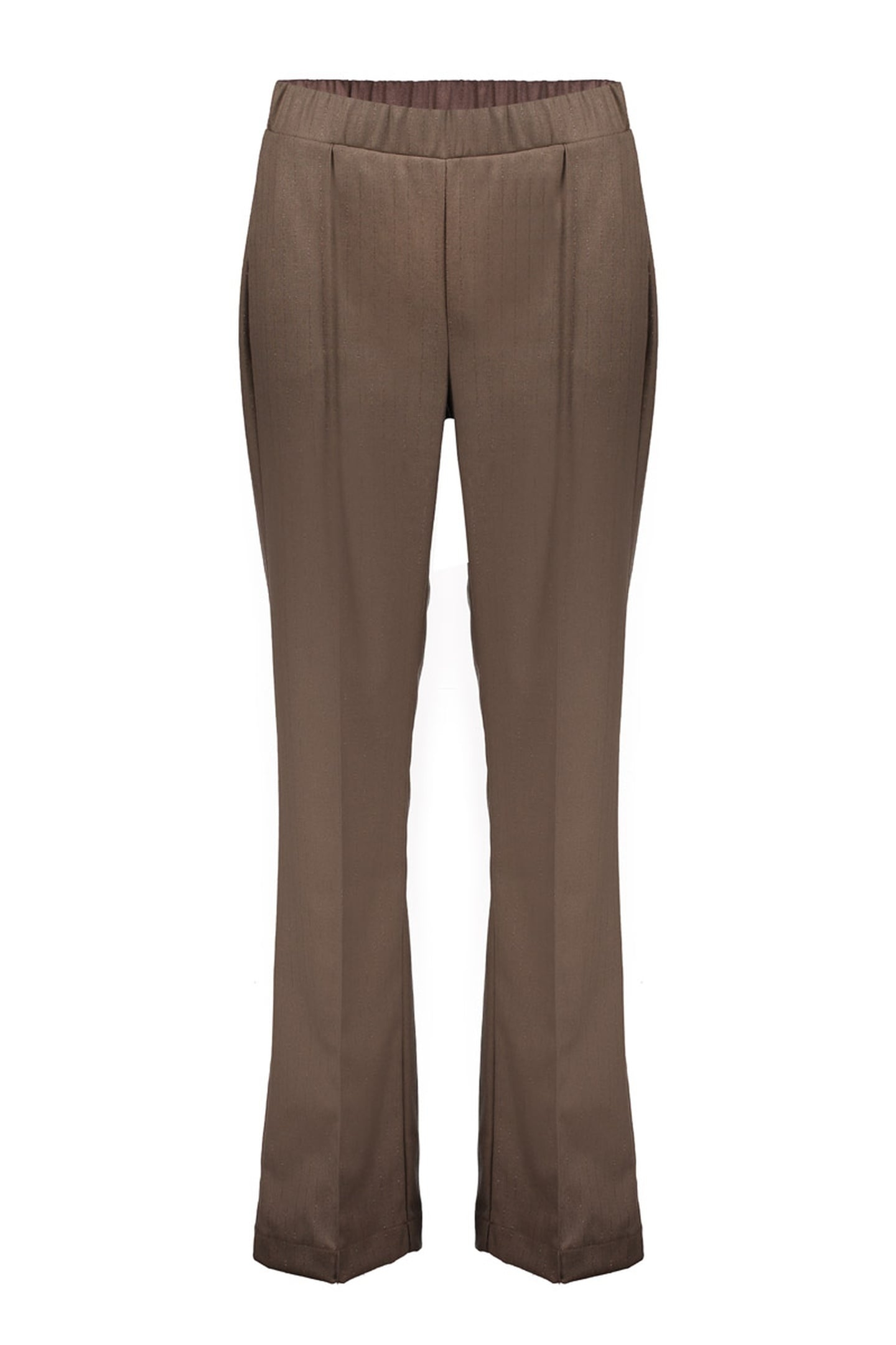 TROUSERS TAUPE/LUREX 1