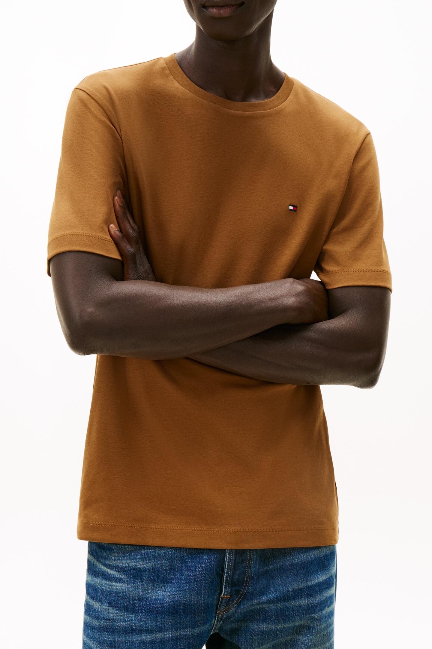 LIGHT INTERLOCK TEE HIGHLAND KHAKI 3