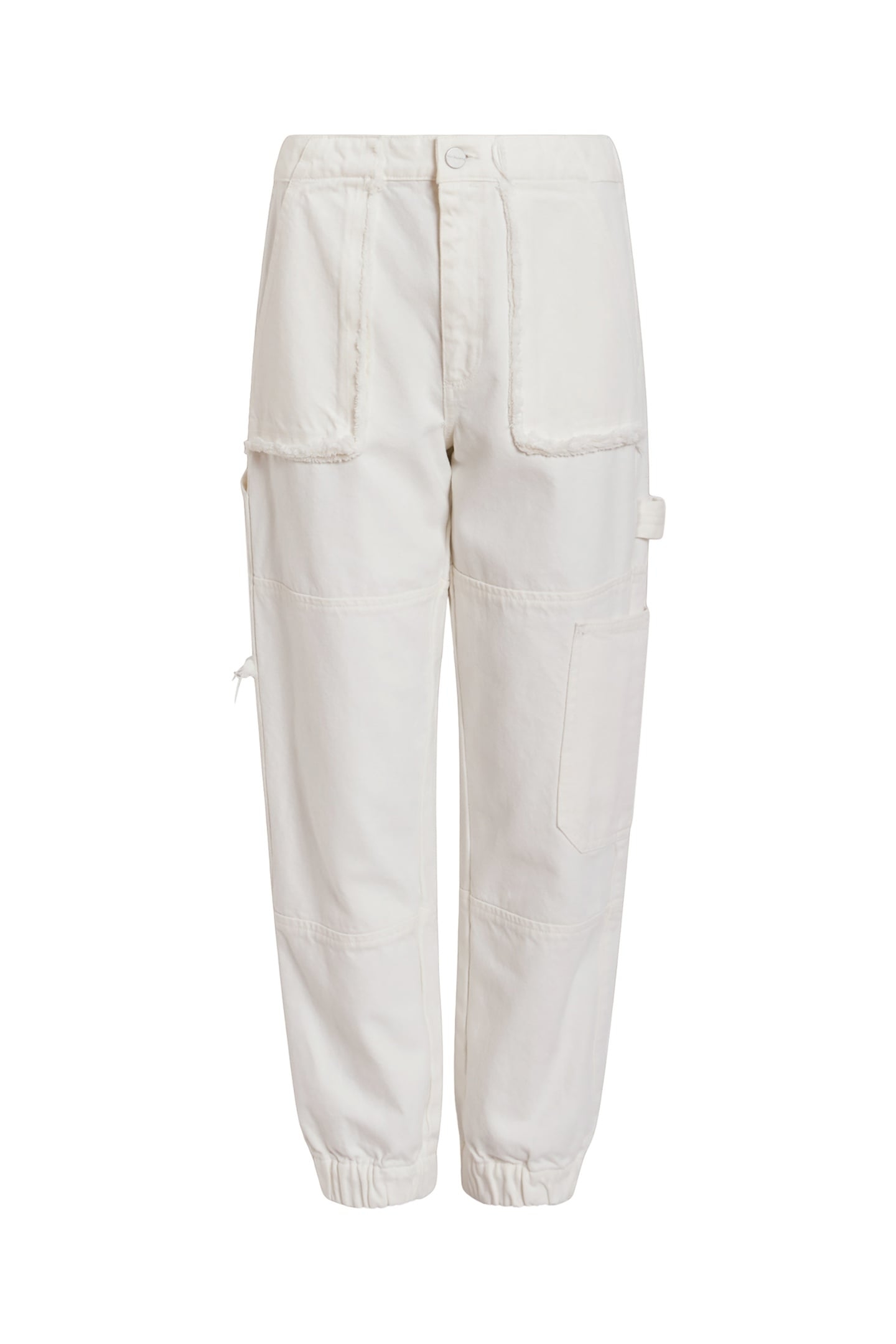 MILA FRAY TROUSER OFF WHITE 5