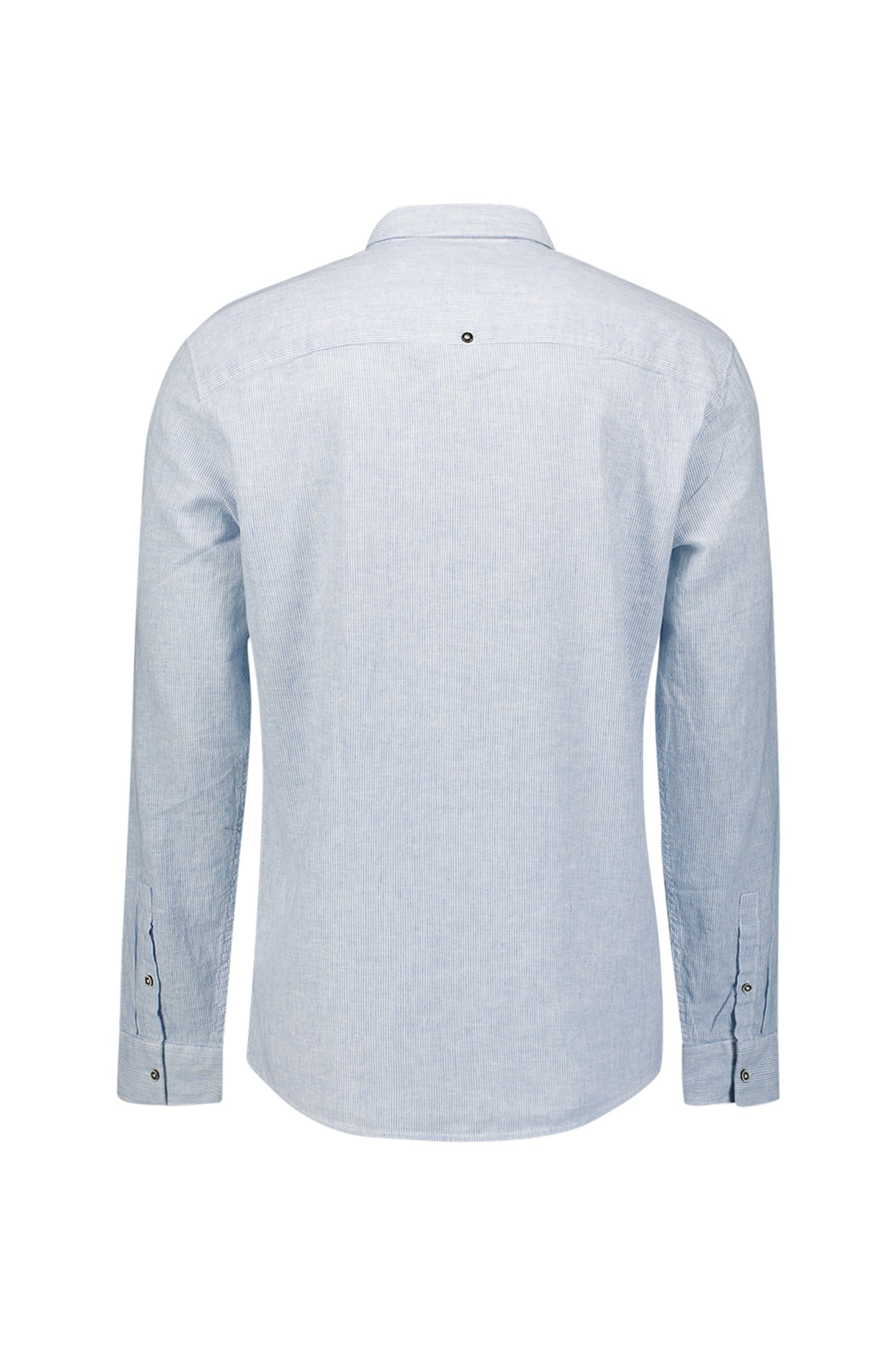 SHIRT STRIPE WITH LINEN BLUE 2
