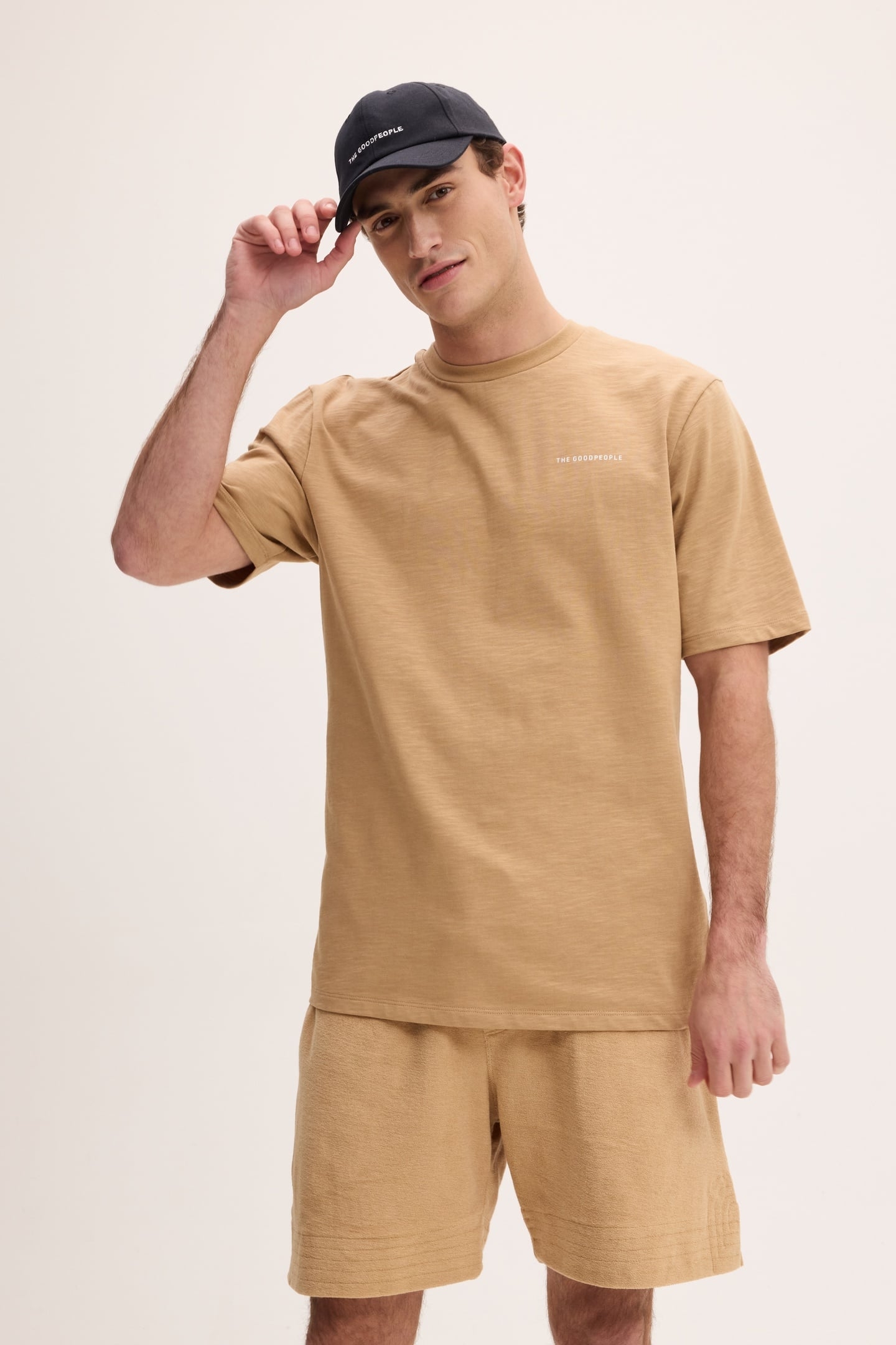 TOBI T-SHIRT BEIGE BROWN 1