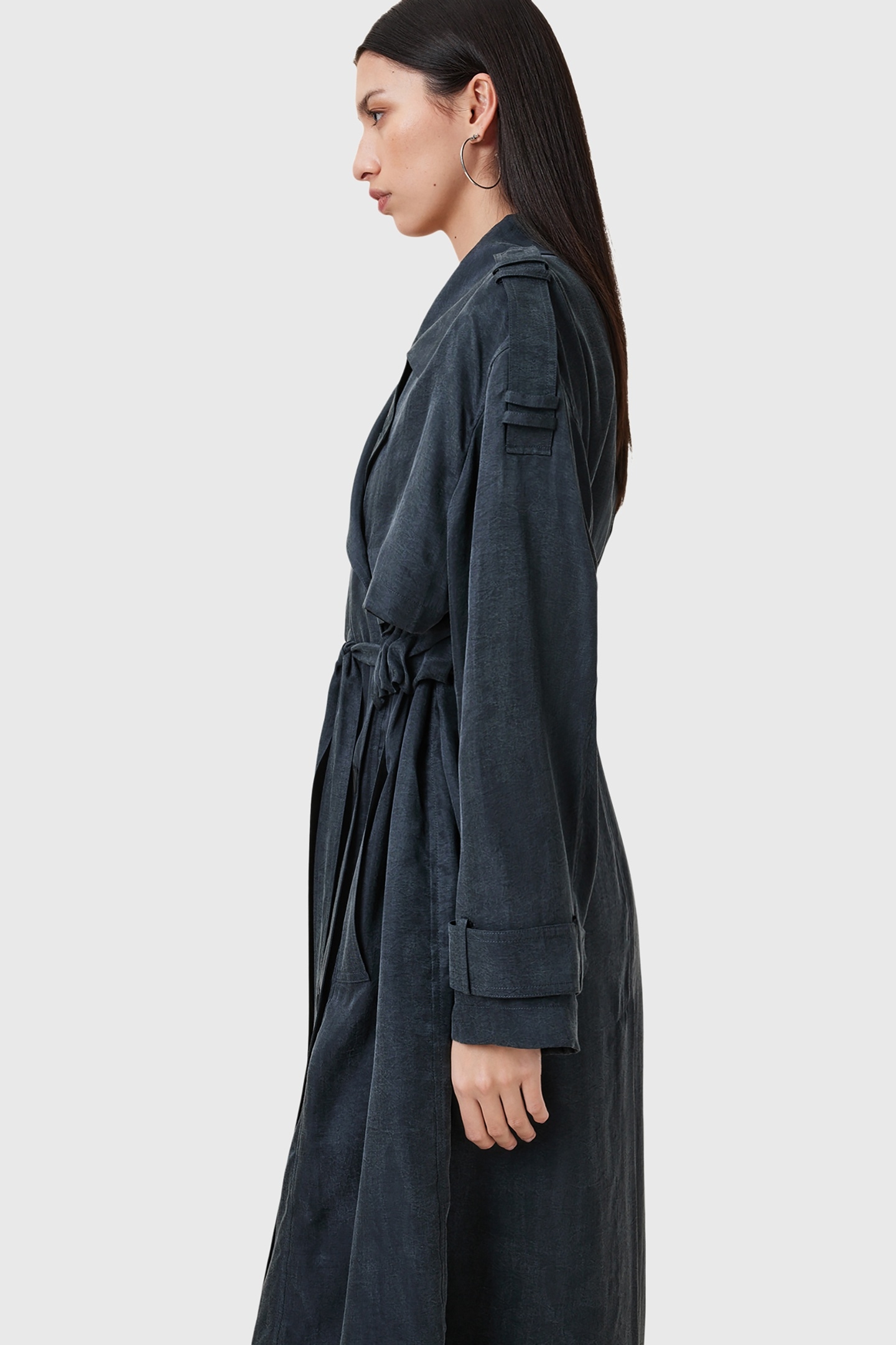 LINNIE TRENCH BLUEBERRY BLUE 4