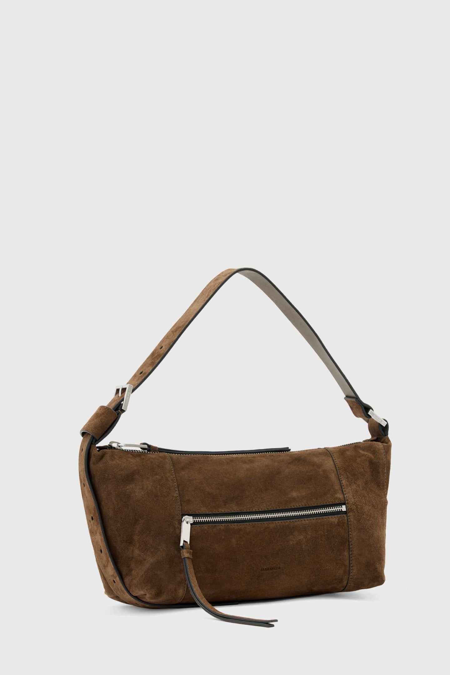 VEGA SUEDE SHLDR BAG FANGO BROWN 4