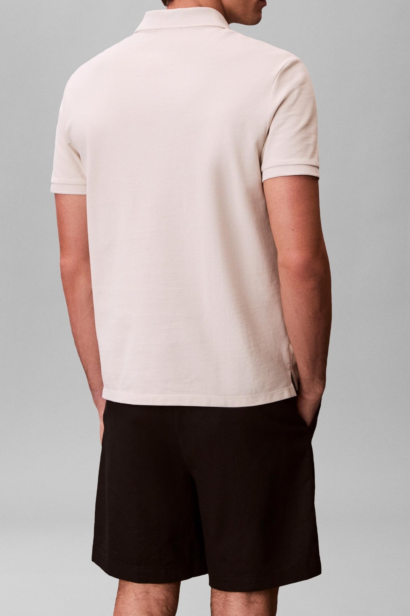 SS MONOGRAM PIQUE POLO OATMEAL 4