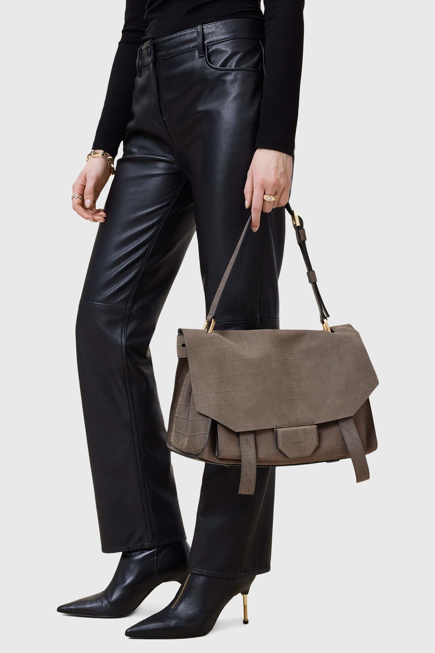 URSA SATCHEL BAG STONE GREY 2