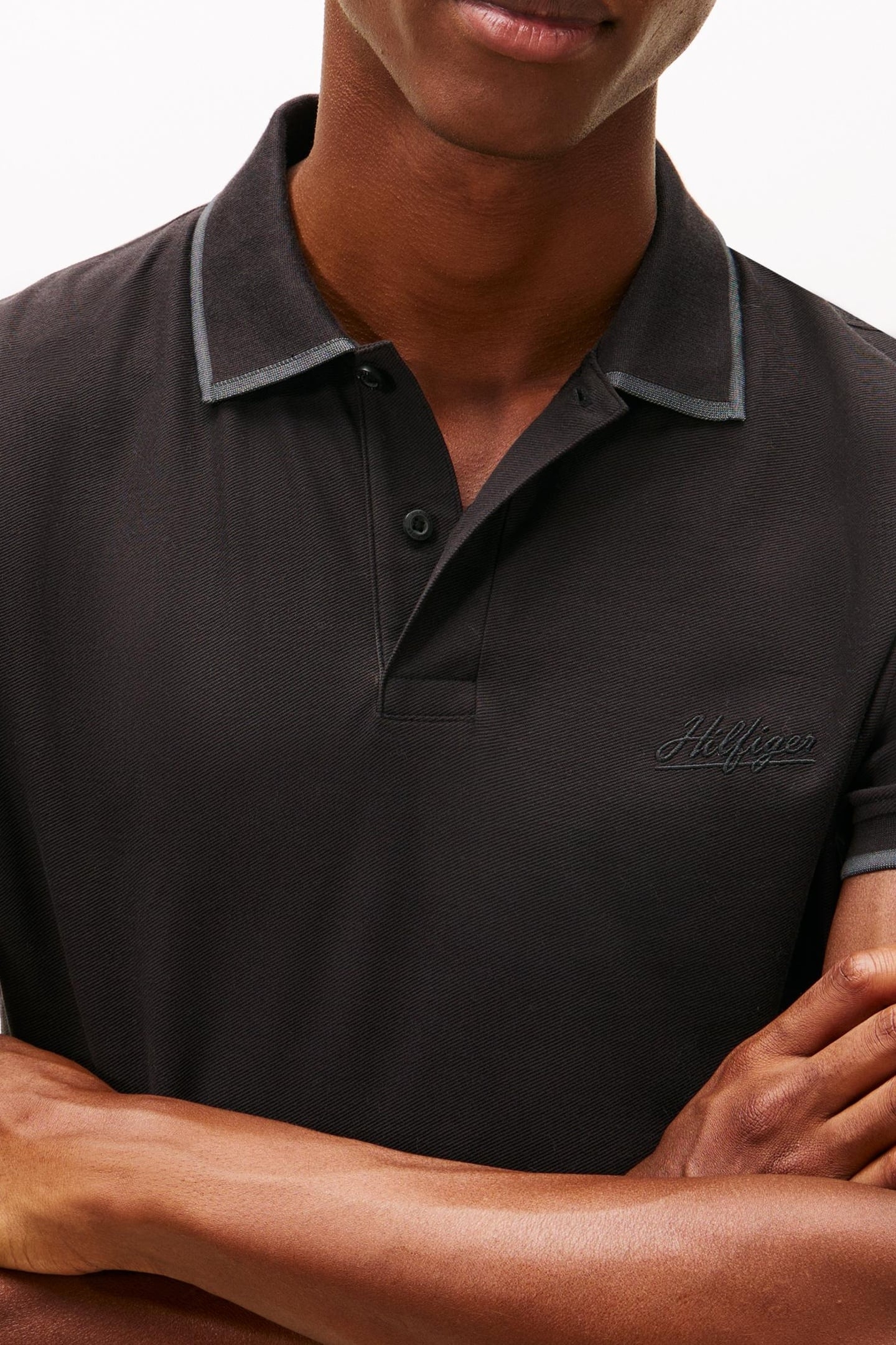 TWILL EMBROIDERY LOGO REGULAR BLACK 5