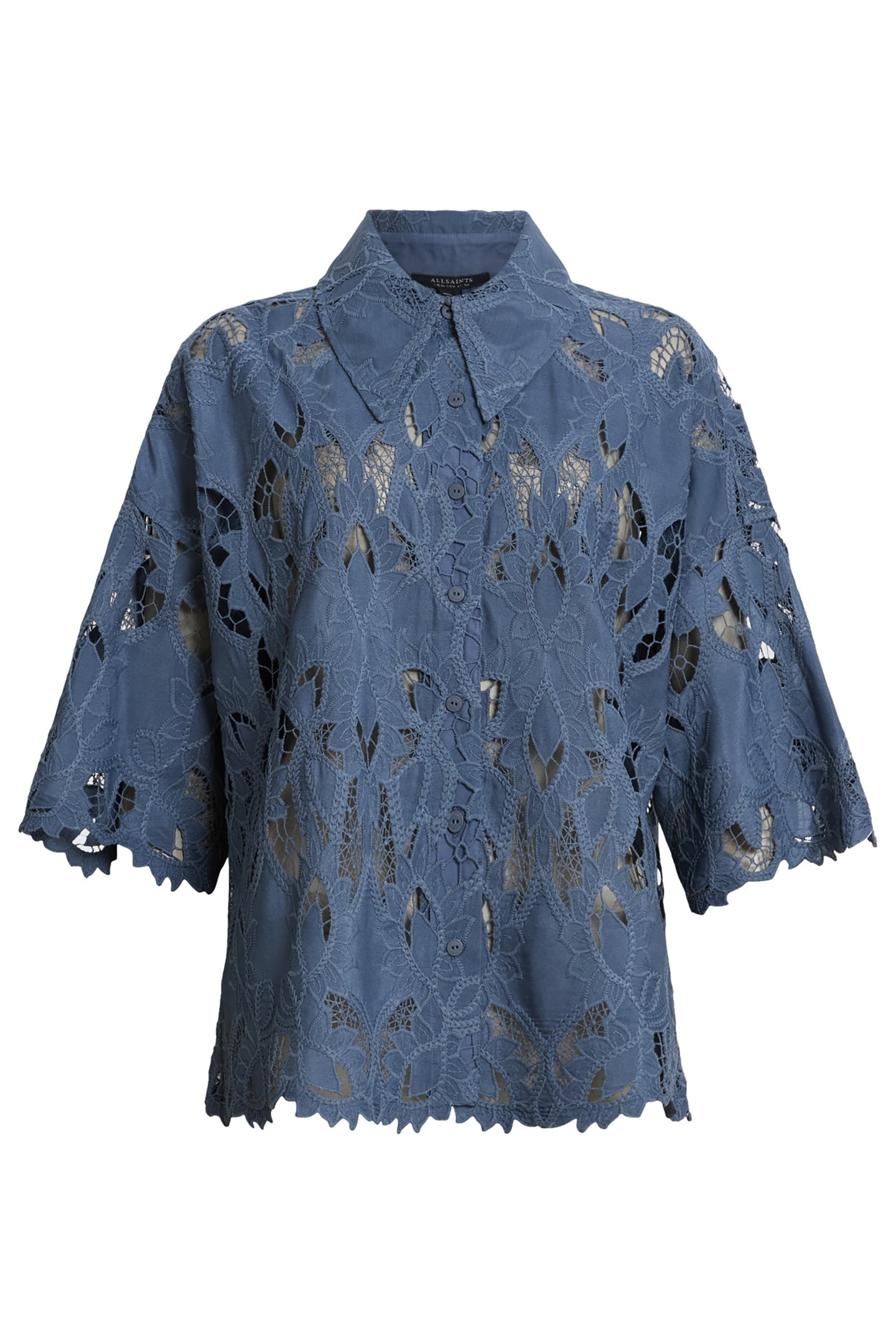 CHARLI EMB SHIRT DUSTY BLUE 6