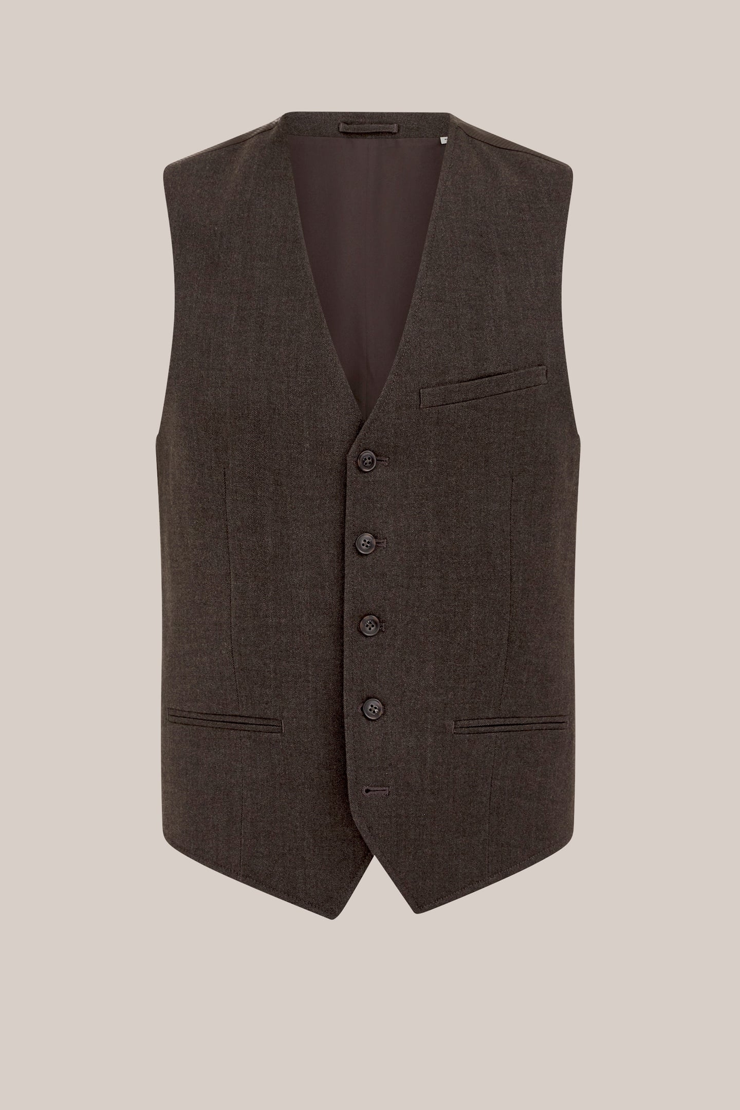 WAISTCOAT DARK BROWN 4