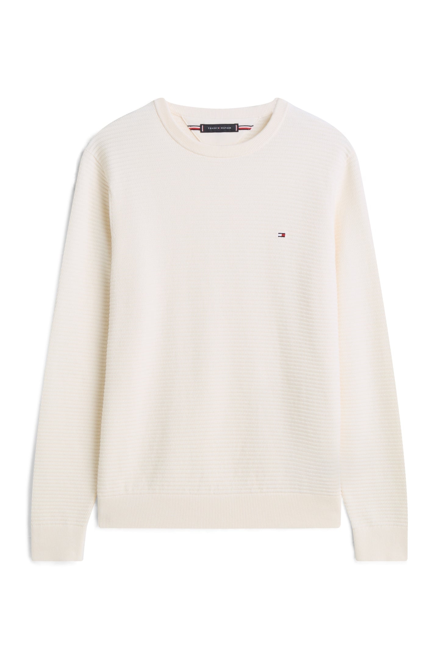 SEASONAL STRUCTURE CREWNECK IVORY PETAL 5