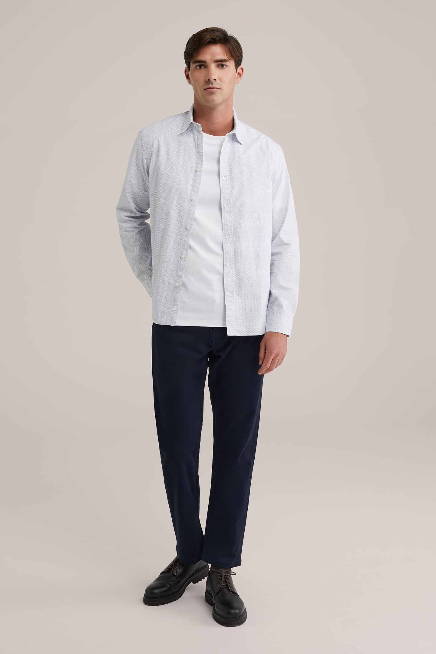 5-POCKET MID WAIST NAVY BLUE 3