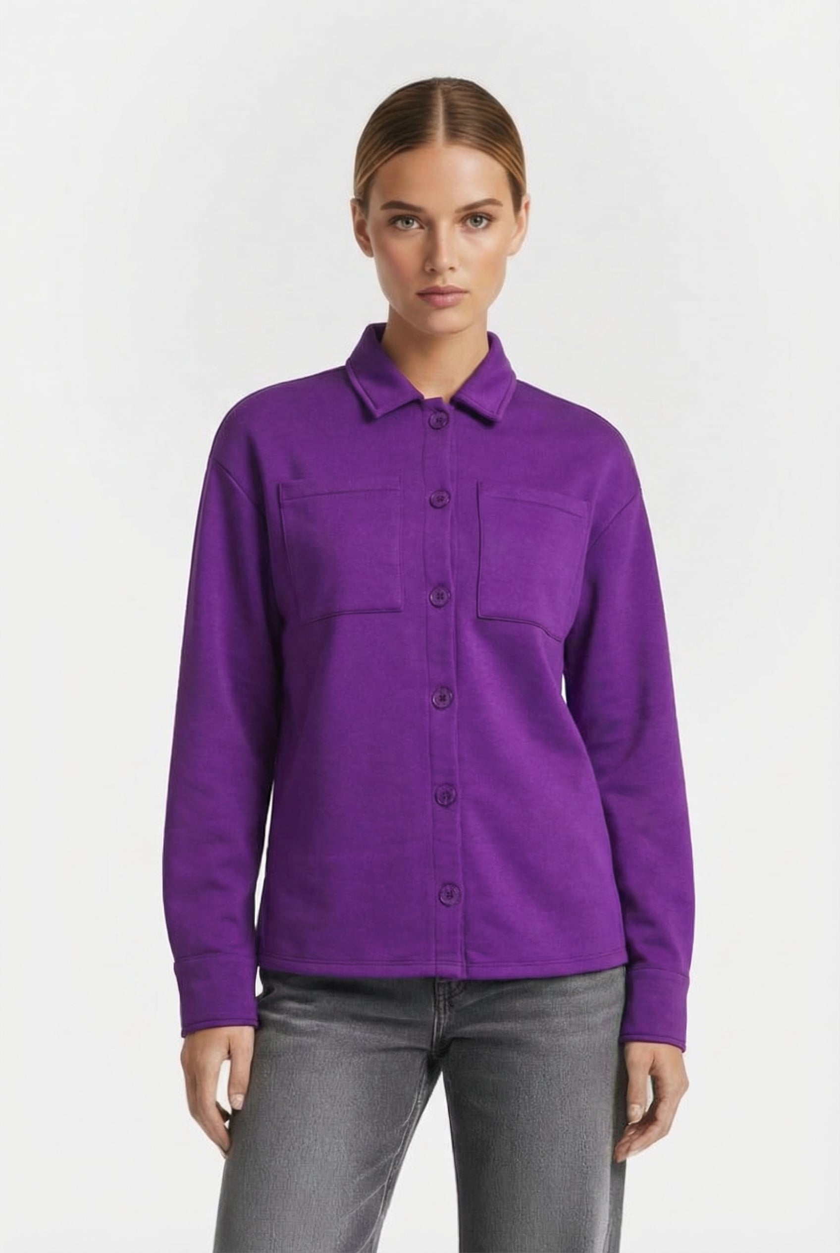 DEMI BLOUSE BRIGHT PURPLE 1