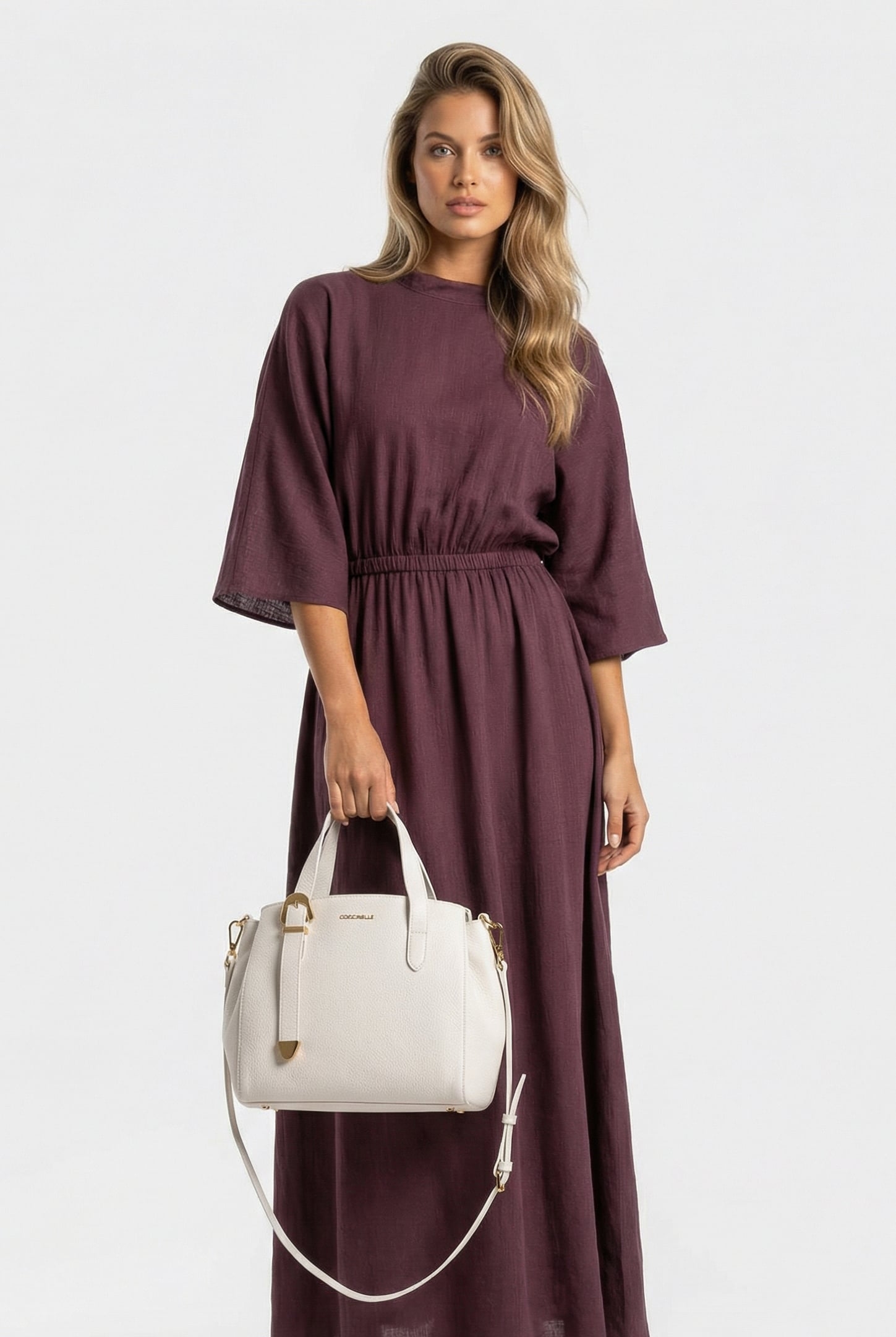 SMALL SATCHEL BAG IN WHITE 1