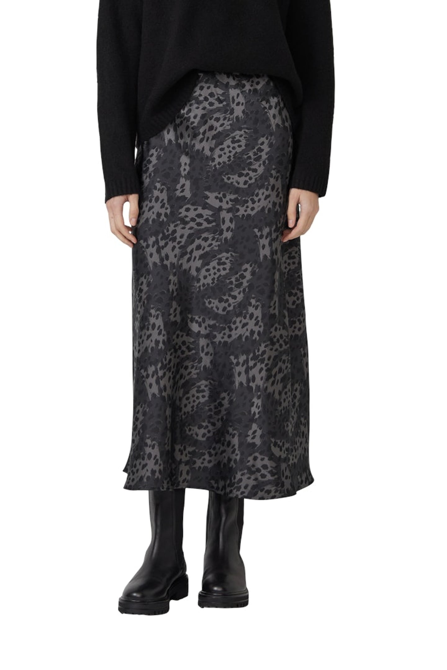 S.OLIVER SKIRTS GREY/BLACK 1