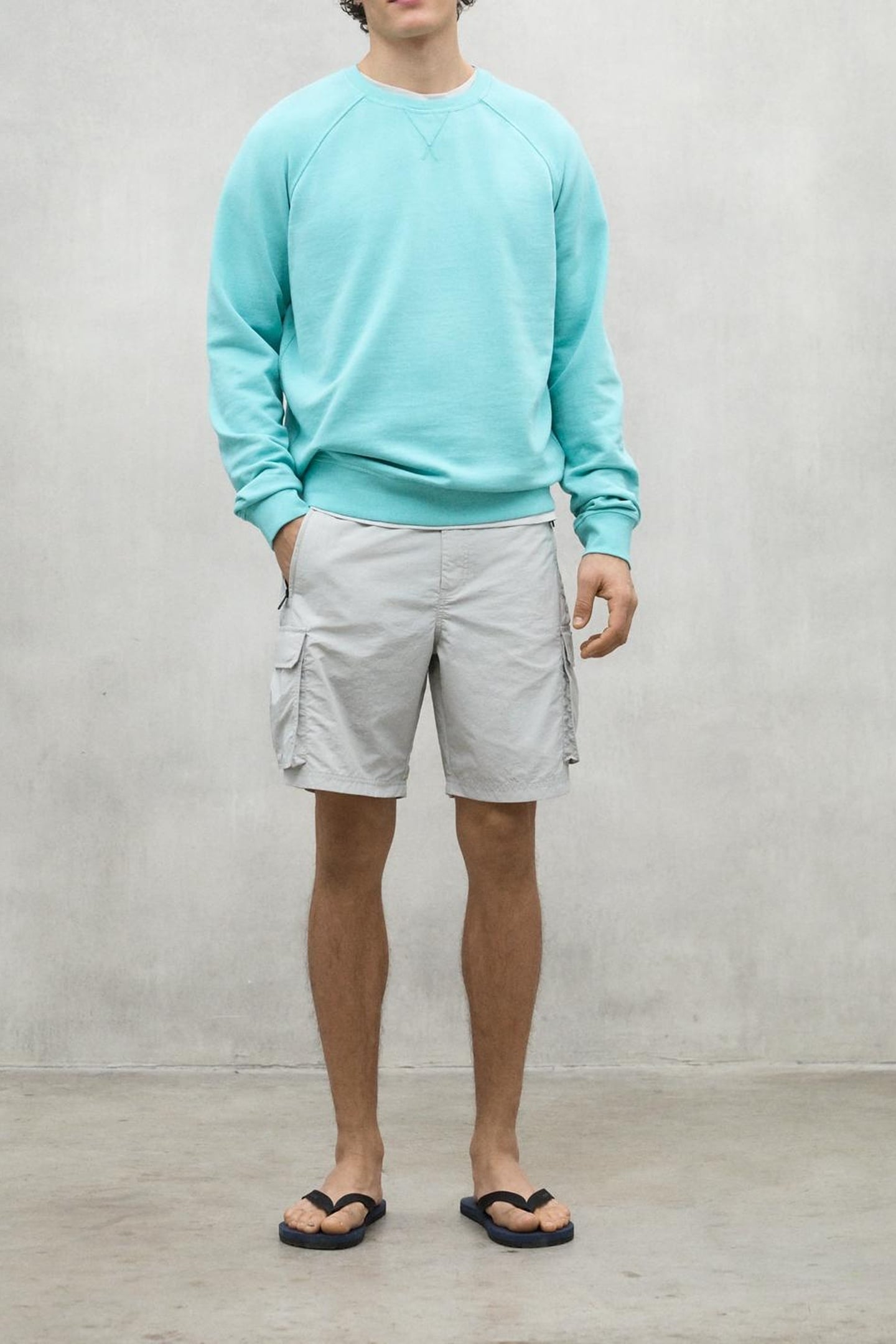 BERJAALF SWEATSHIRT LIGHT TOURQUISE 1