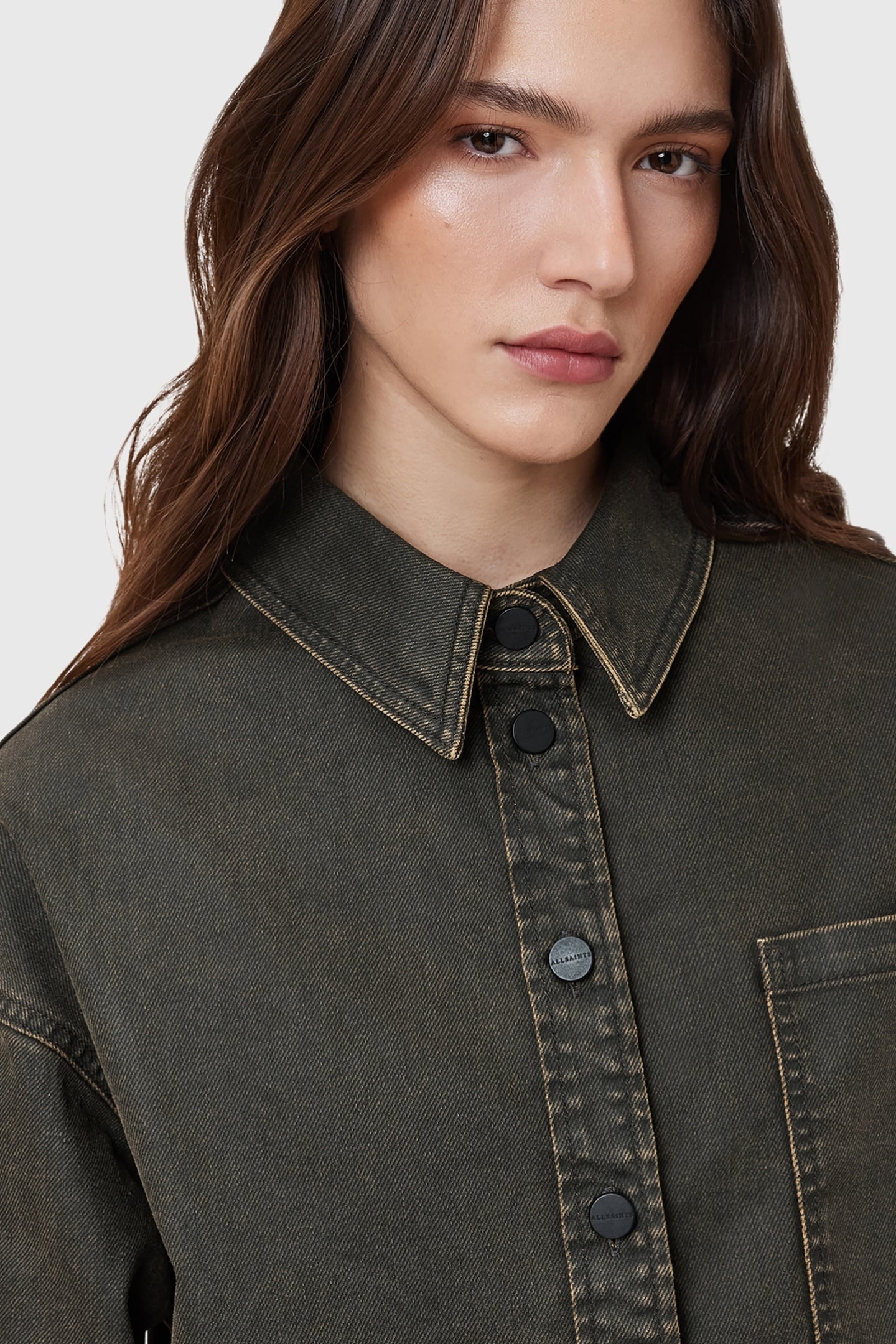 NICKY DENIM SHACKET GOLDEN BLACK 8