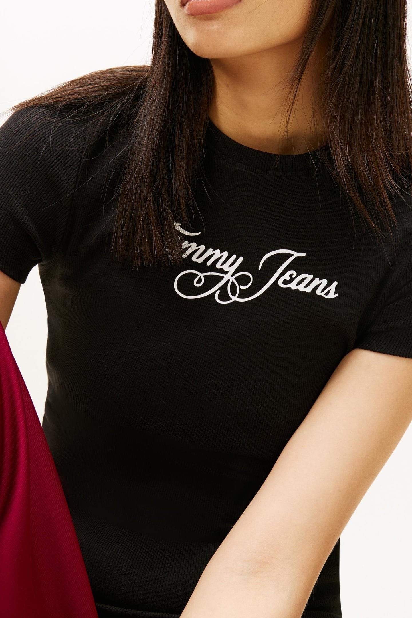 SLIM ESSENTIAL LOGO T-SHIRT BLACK 3