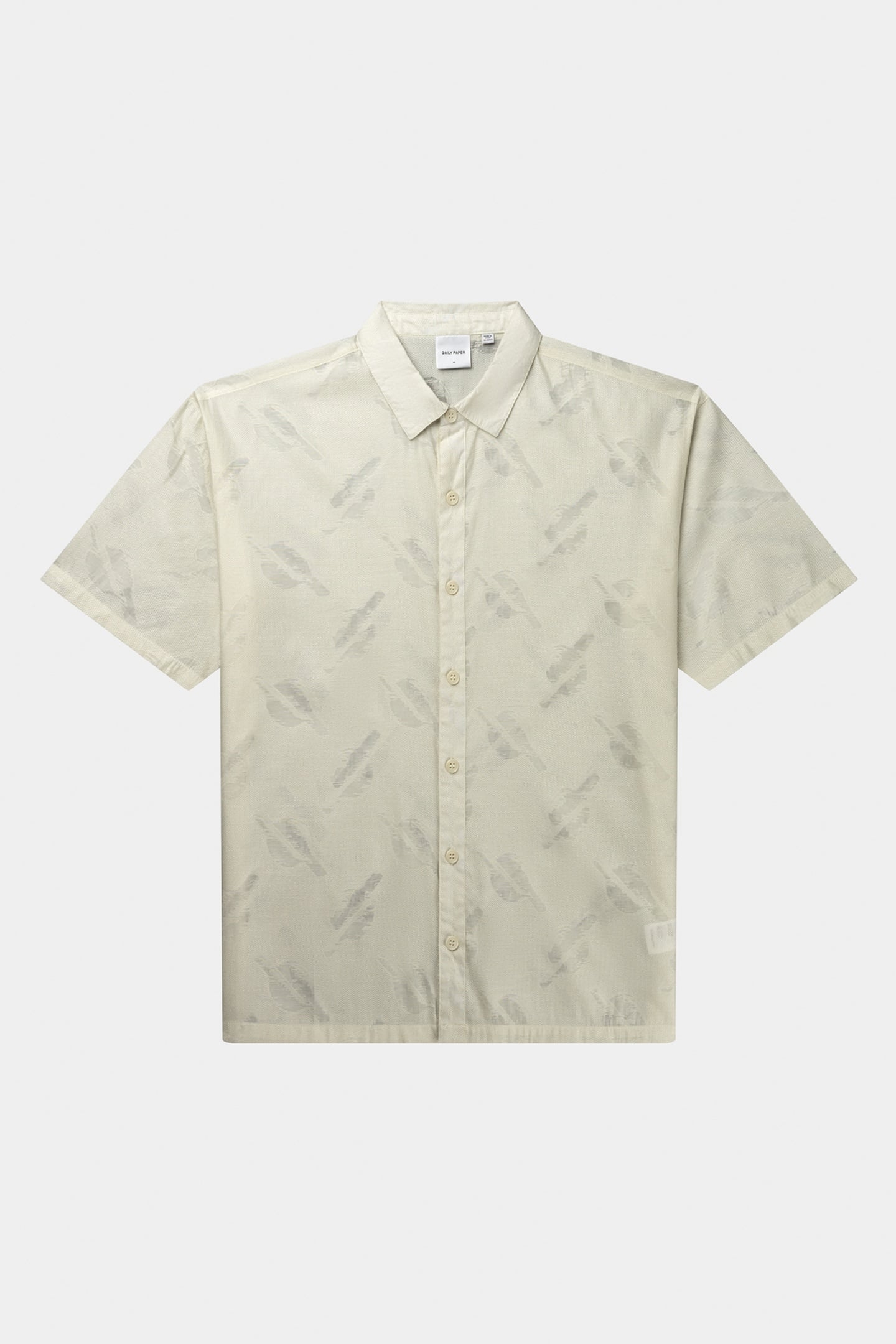 SALIM RELAXED SHORT SLEEVE SHIRT FROST WHITE 4