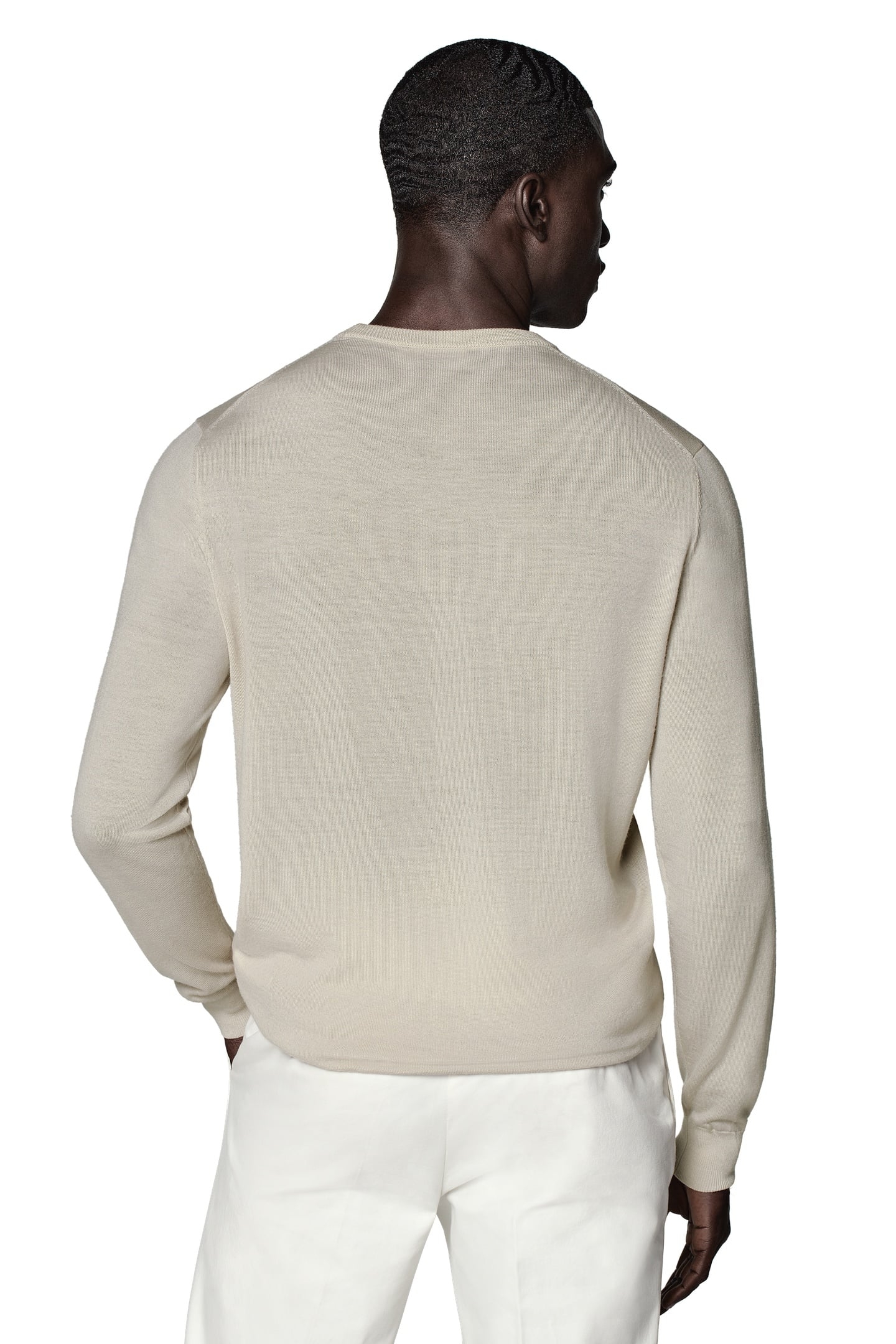 LS CREW MERINO SAND SAND 4