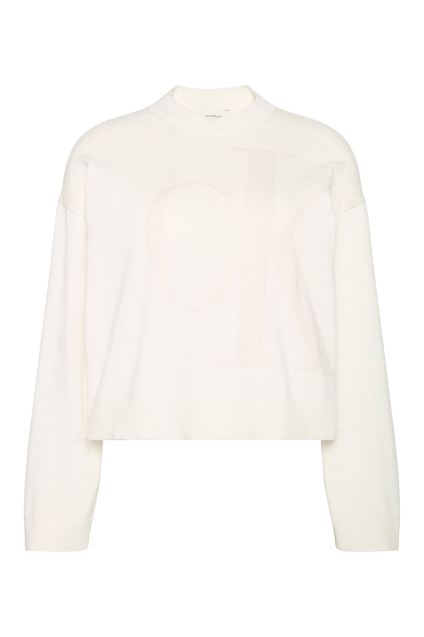 LONG SLEEVE MONOGRAM SWEATER TOFU 5